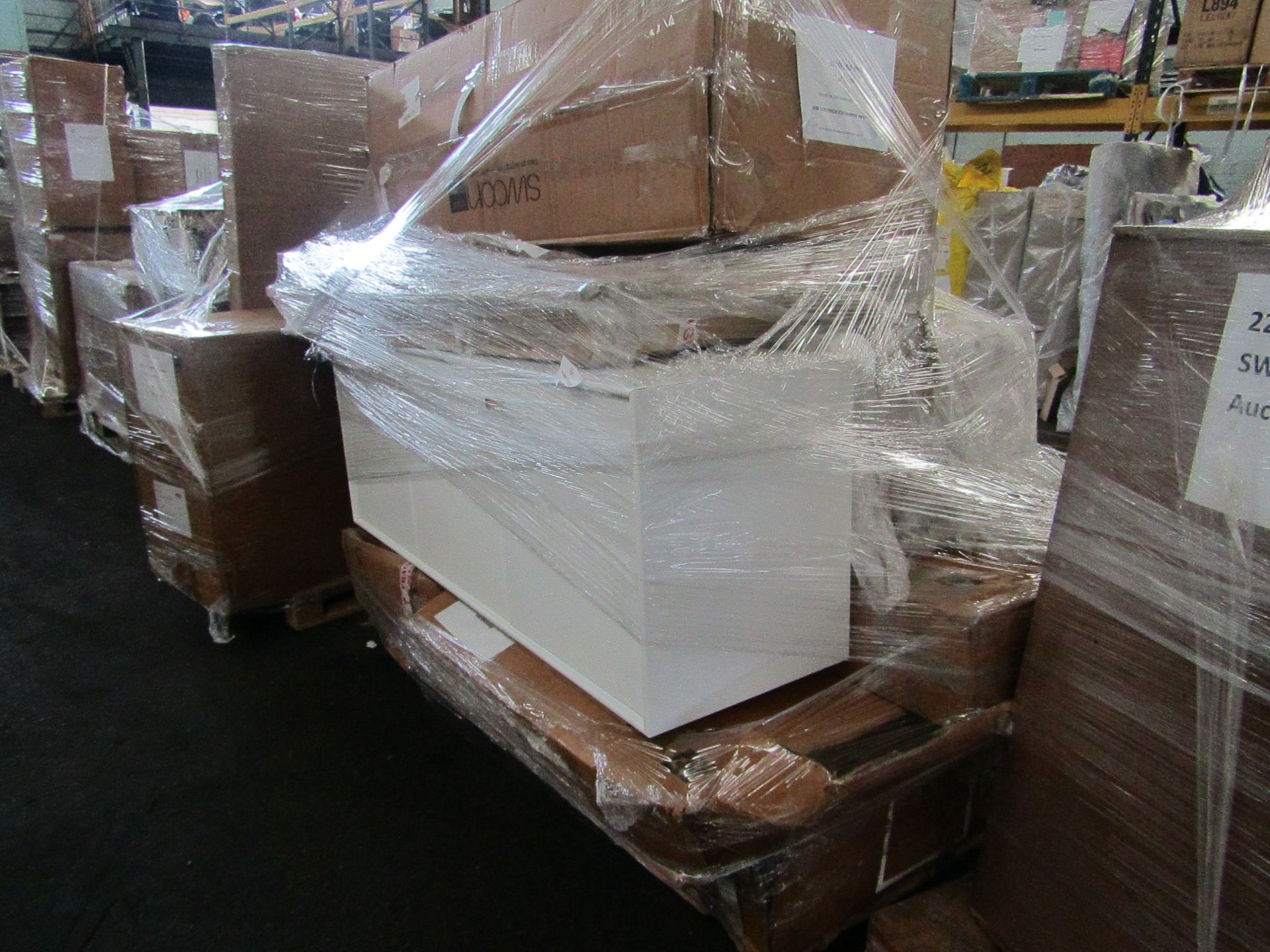 | 1X | PALLET OF FAULTY / MISSING PARTS / DAMAGED CUSTOMER RETURNS FROM SWOON UNMANIFESTED |