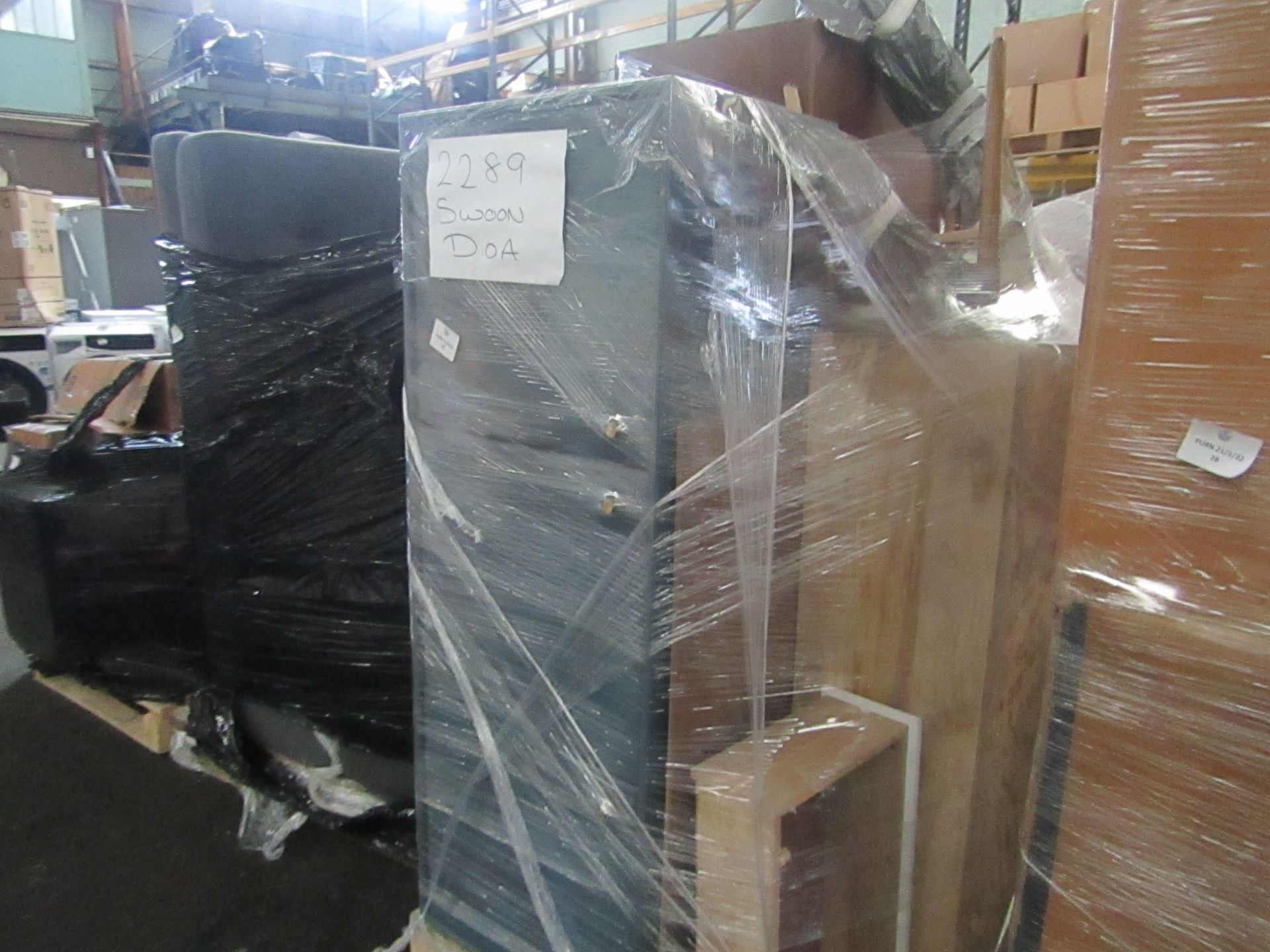 | 1X | PALLET OF FAULTY / MISSING PARTS / DAMAGED CUSTOMER RETURNS FROM SWOON UNMANIFESTED |