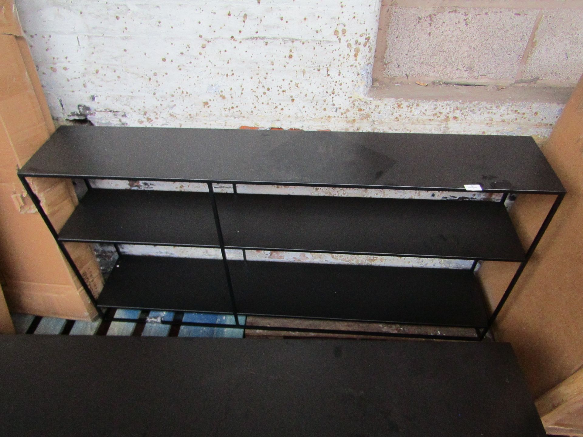 | 1X | LA REDOUTE BLACK CONSOLE TABLE | GOOD CONDITION & UNBOXED | RRP £- |