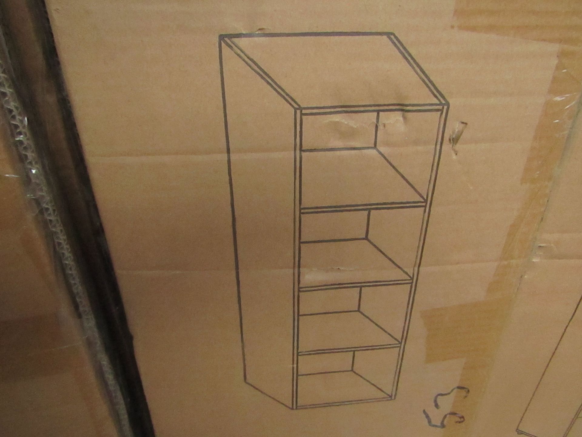 Urban Living - 4-Level Bookcase - White - Vendors Suggest Item Has Been Checked Is Complete &