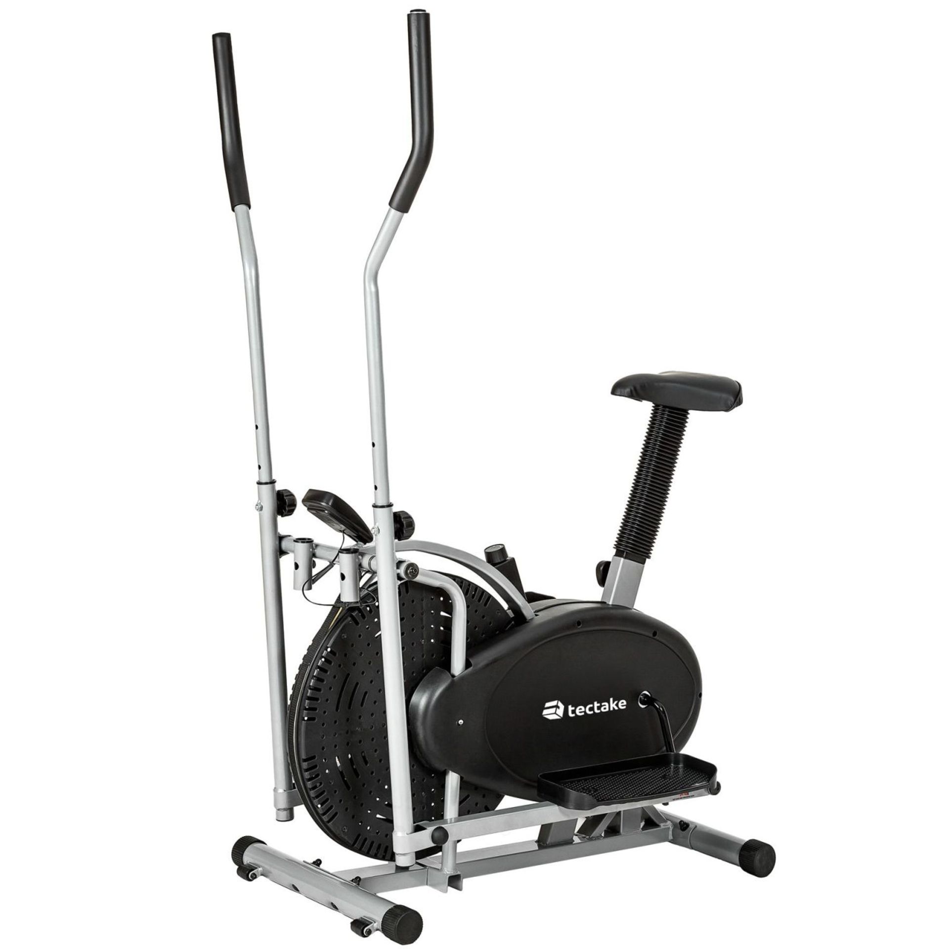 Tectake - Cross Trainer &Amp; Exercise Bike With Lcd Display Black - Boxed. RRP œ119.99 - Image 2 of 2