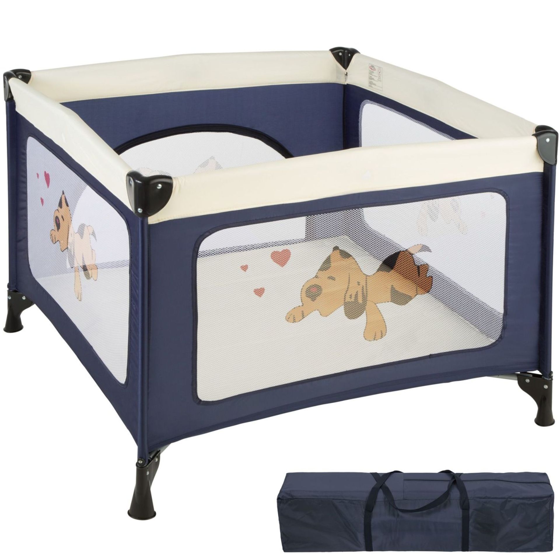 Tectake - Playpen Tommy Junior Blue - Boxed. RRP œ56.99 - Image 2 of 2