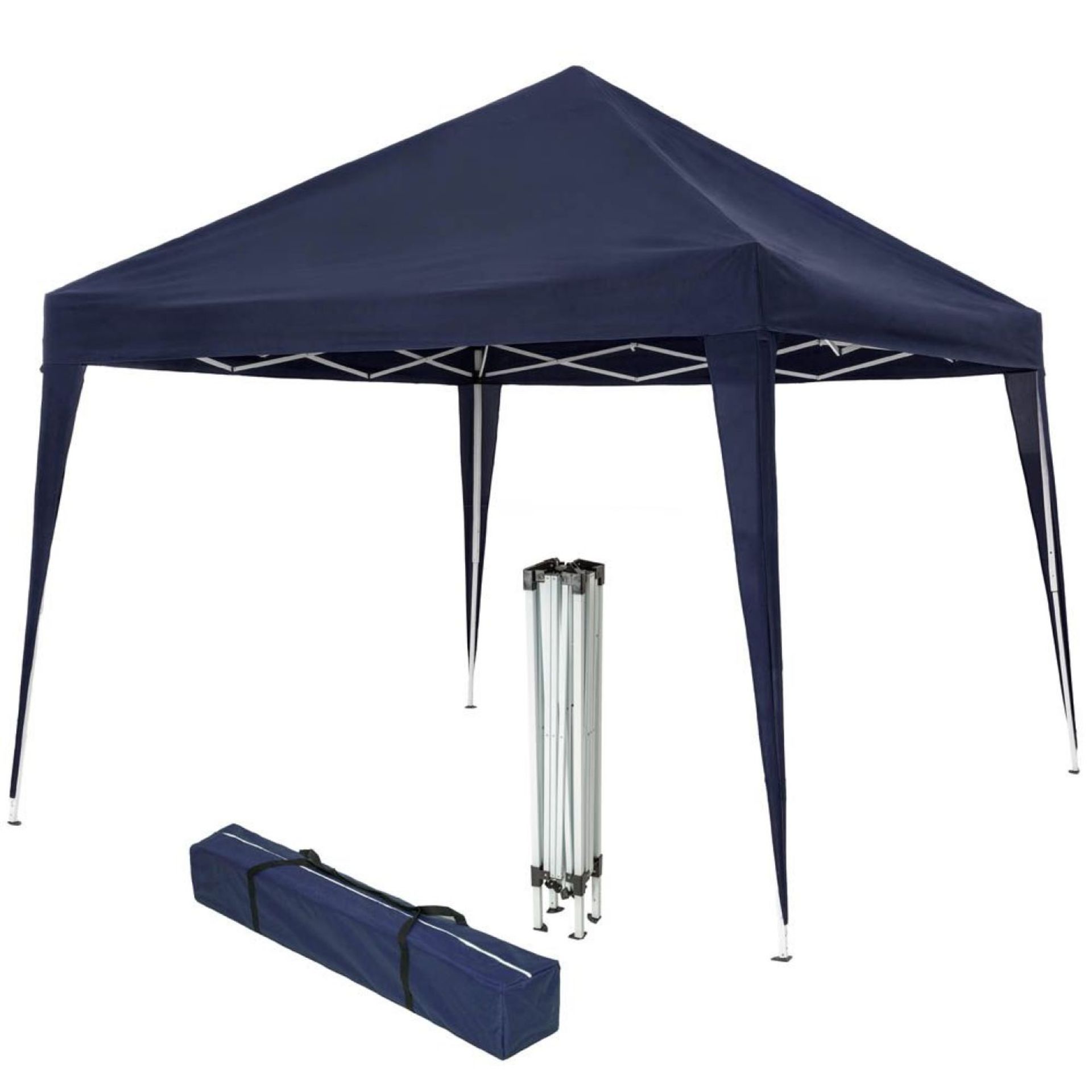 Tectake - Gazebo Foldable 3X3M Blue - Boxed. RRP œ73.99 - Image 2 of 2