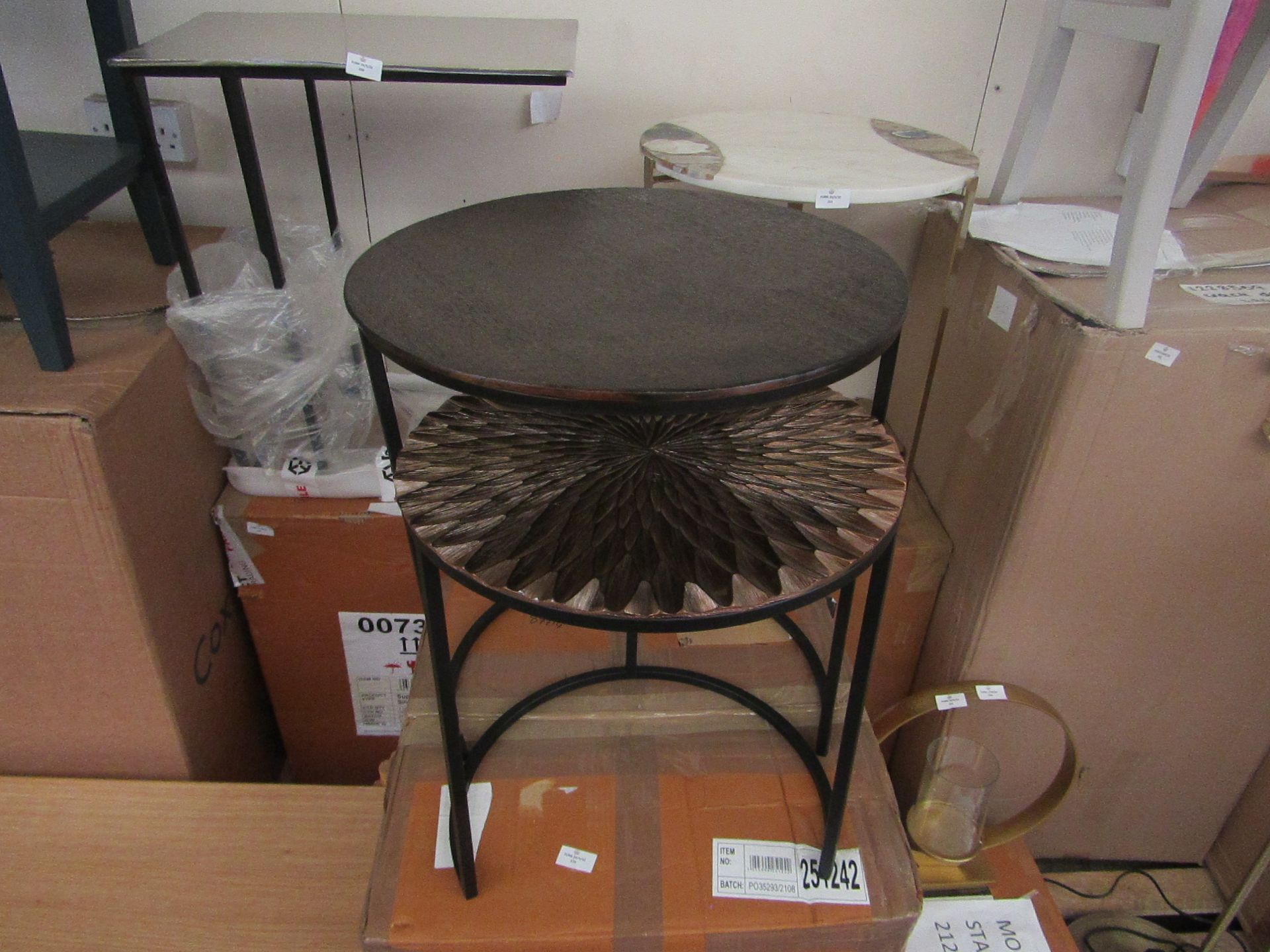 1 x Moot Group Limosa Side Tables RRP £185.00 SKU MOO-DIR-5055999251242 TOTAL RRP £185 This lot is a