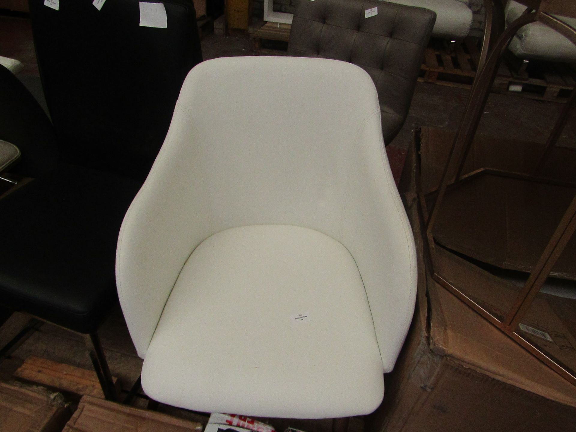 1 x Dwell Dip Dining Chair White RRP £164.00 SKU DWE-APM-145875 TOTAL RRP £164 This lot is a