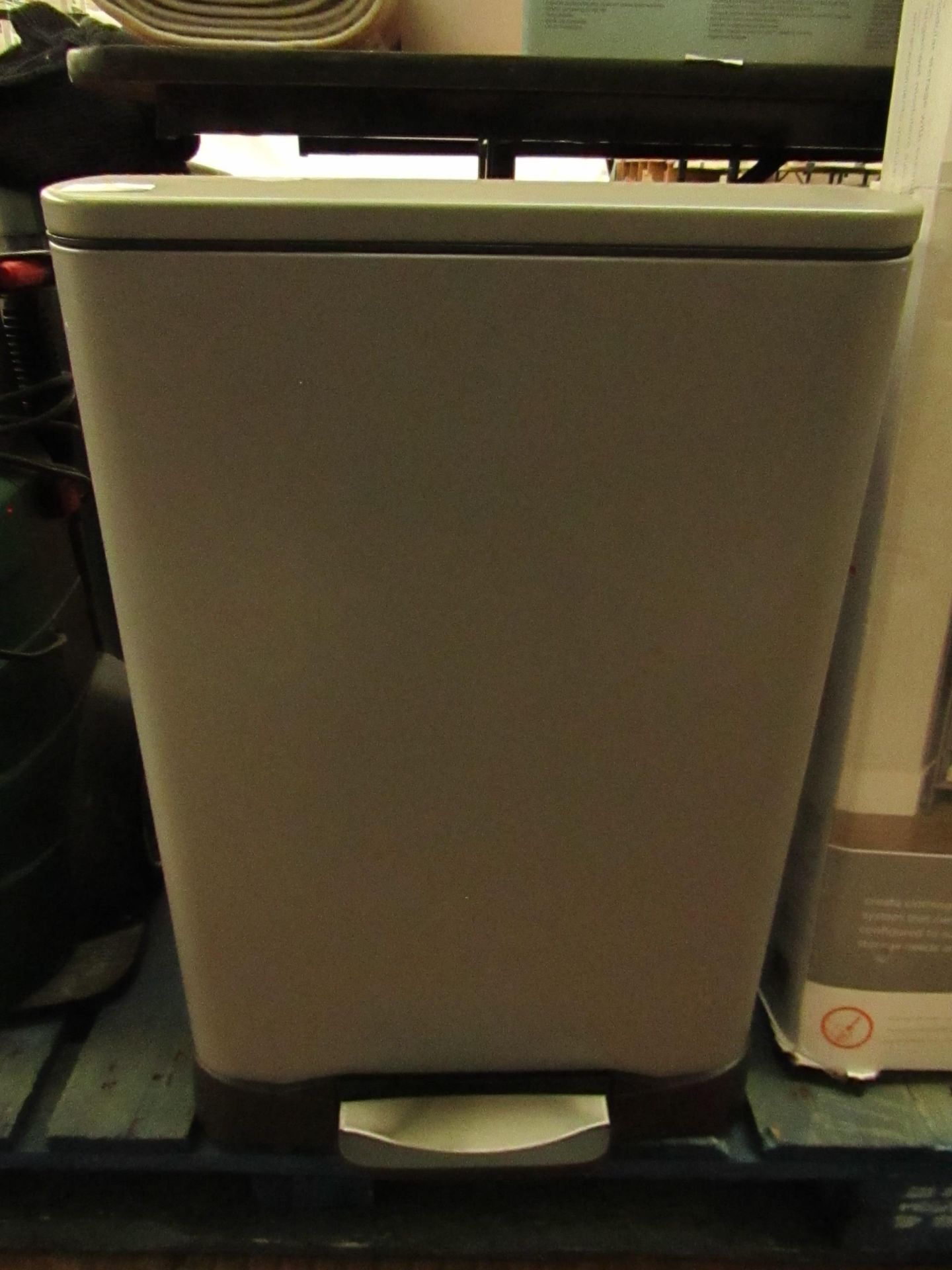 EKO - Neo-Cube Recycling Bin - Grey - Some Marks Present. RRP £69.99