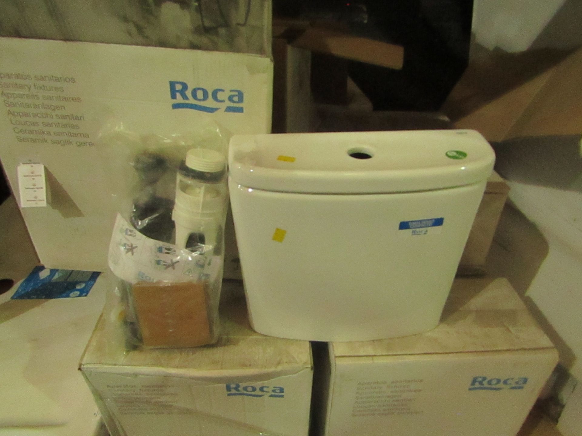 Roca Dama Senso cistern, new and boxed.