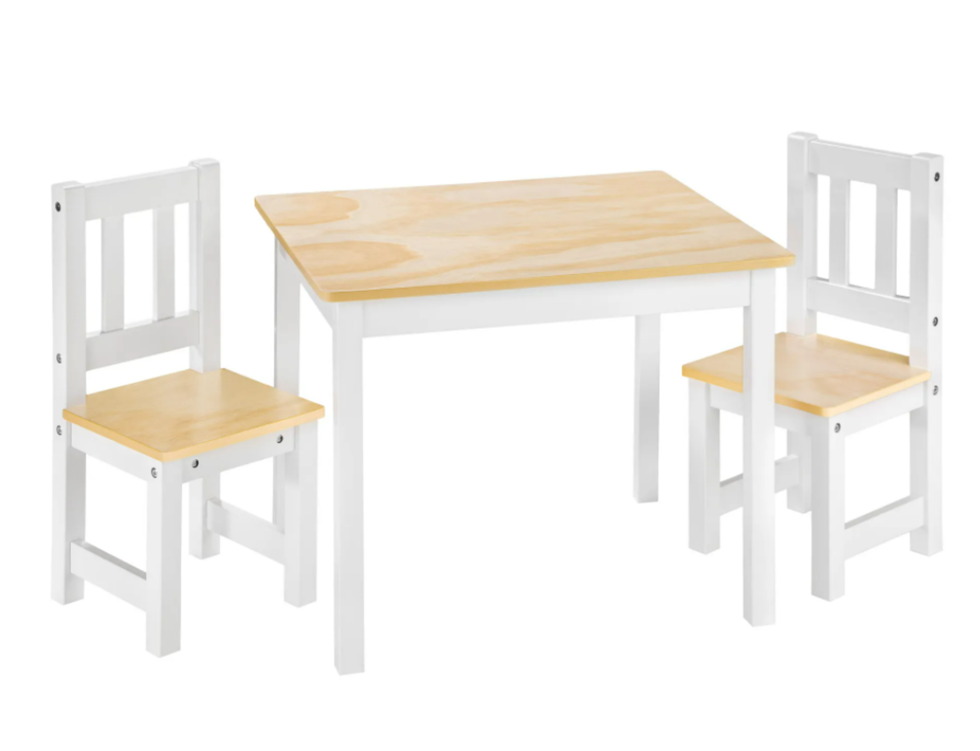 Tectake Kids Table And Chairs Set Alice White RRP œ59.99