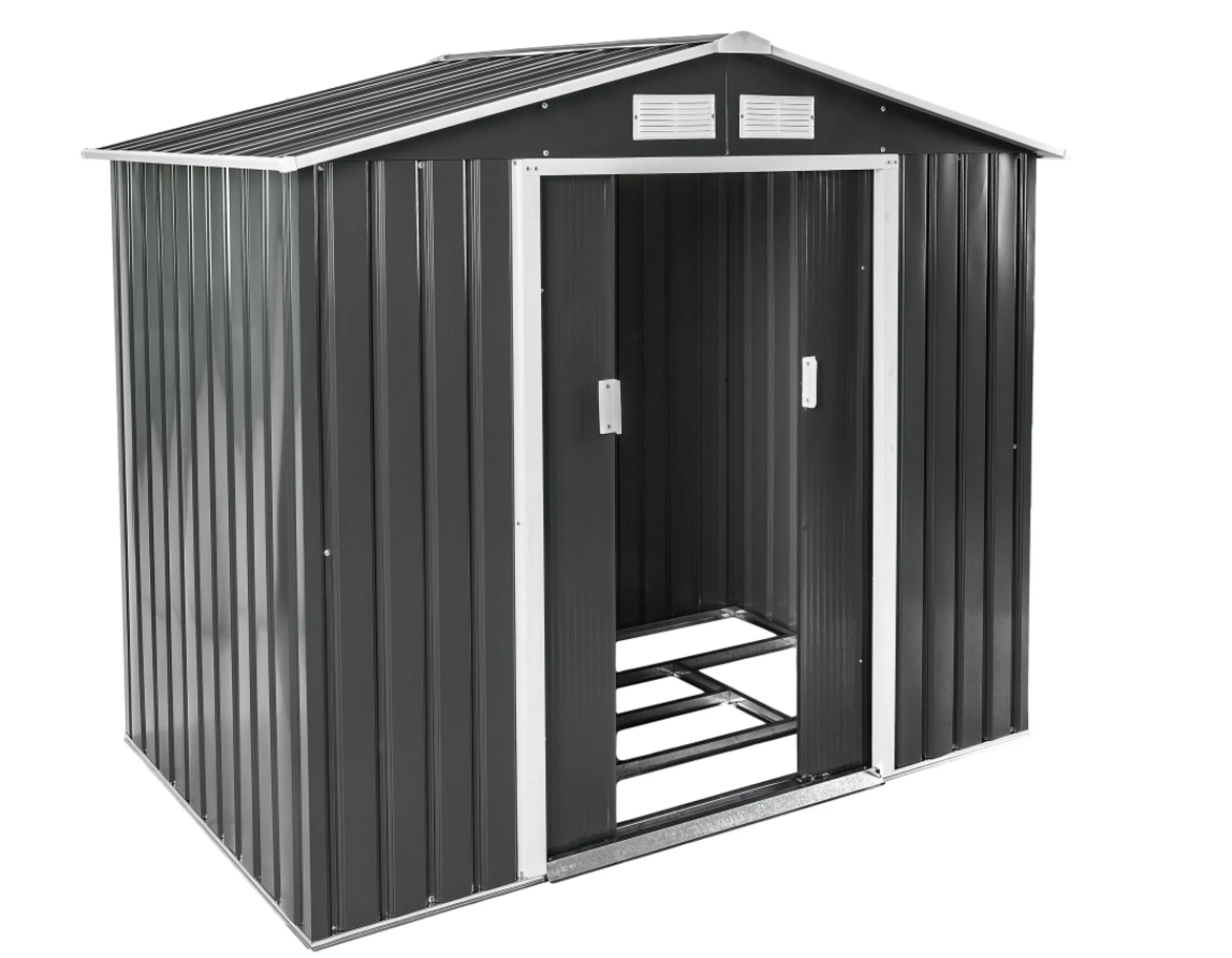 Tectake Shed With Saddle Roof Grey RRP œ249.99,