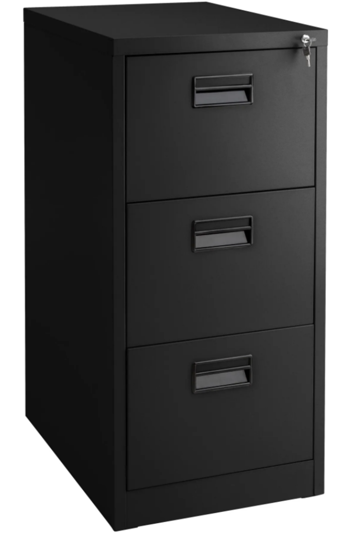 Tectake Filing Cabinet With 3 Shelves Black RRP œ159.99