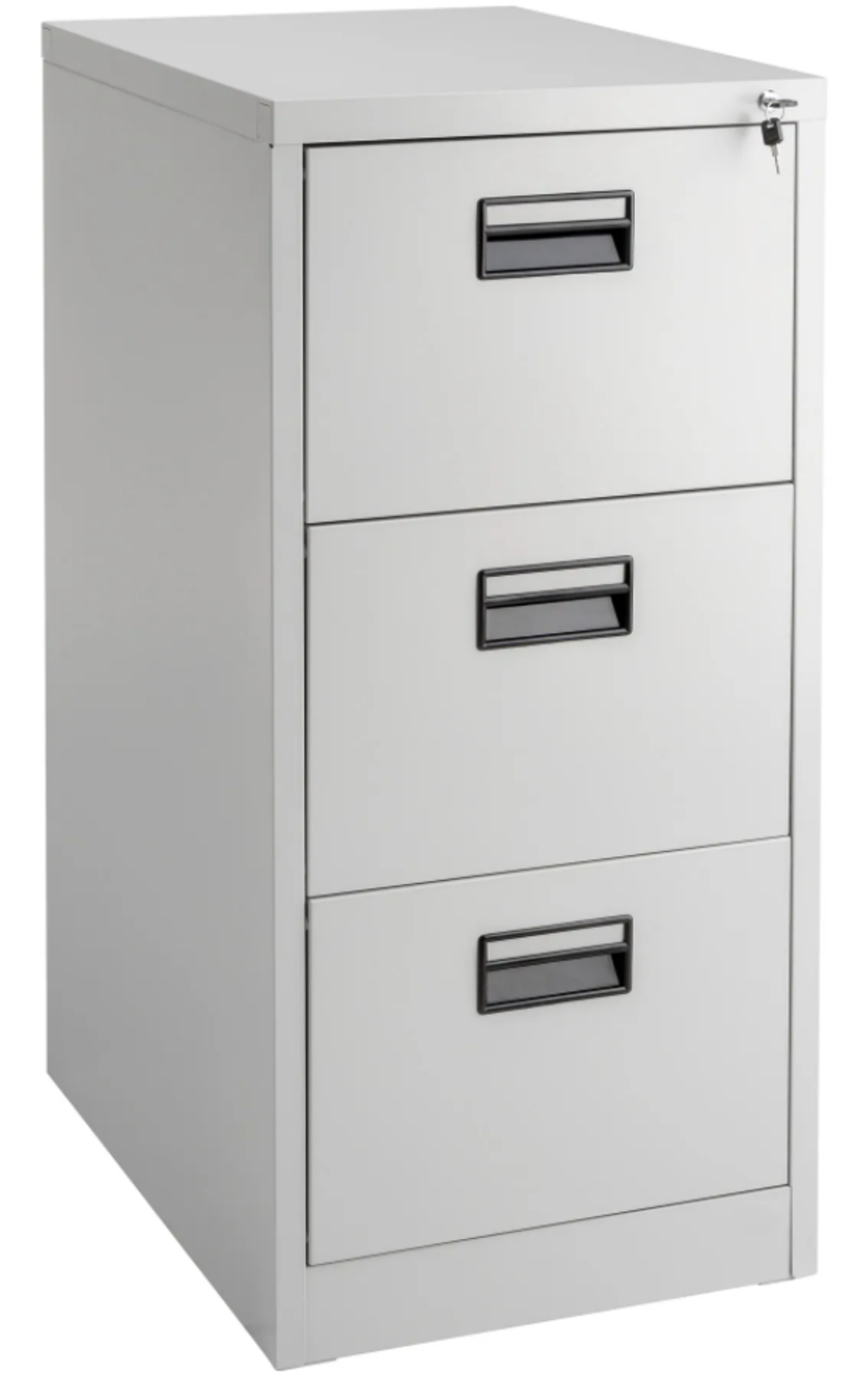 Tectake Filing Cabinet With 3 Shelves Grey RRP œ159.99