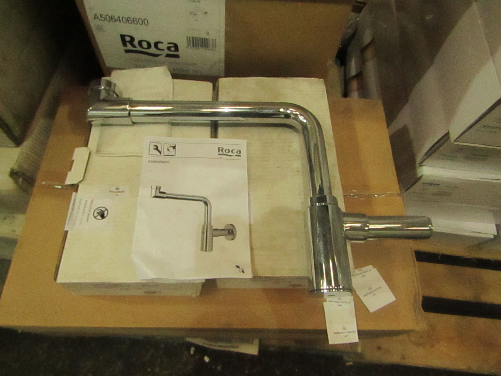 Roca A506406600 Chrome sink waste, new and boxed, RRP Circa œ50