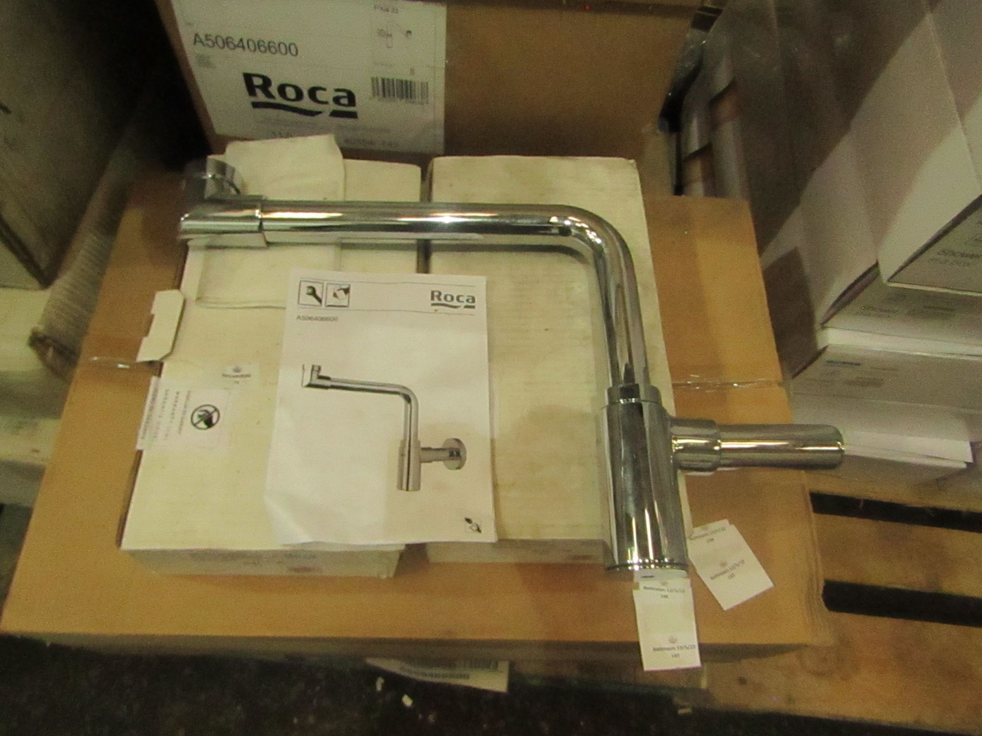 Roca A506406600 Chrome sink waste, new and boxed, RRP Circa œ50