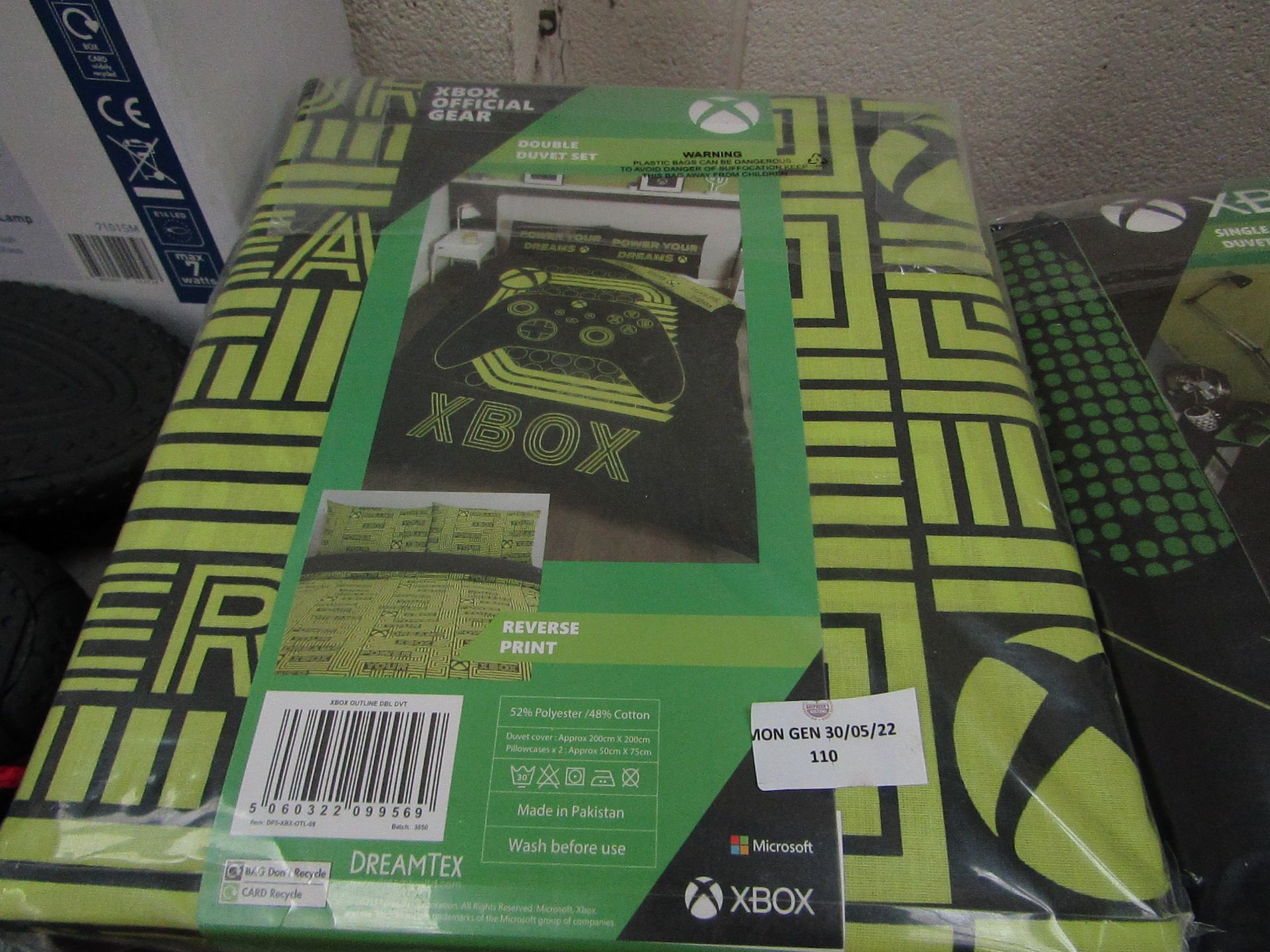 XBOX - Double Duvet Cover Set - Packaged.