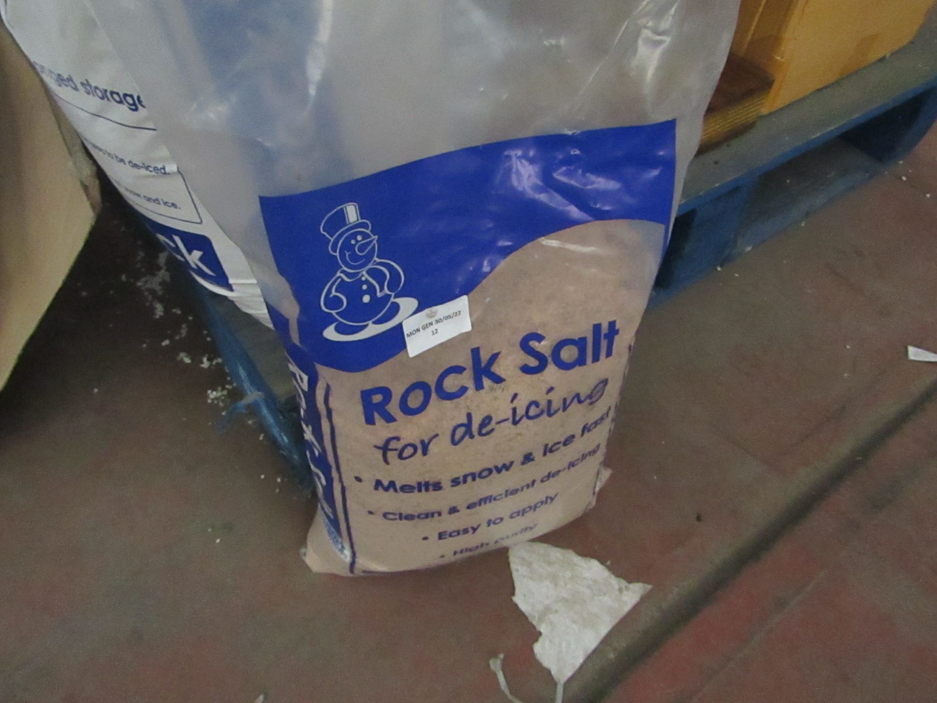 Rock Salt - Melts Ice & Snow - 10KG - Unused & Packaged.