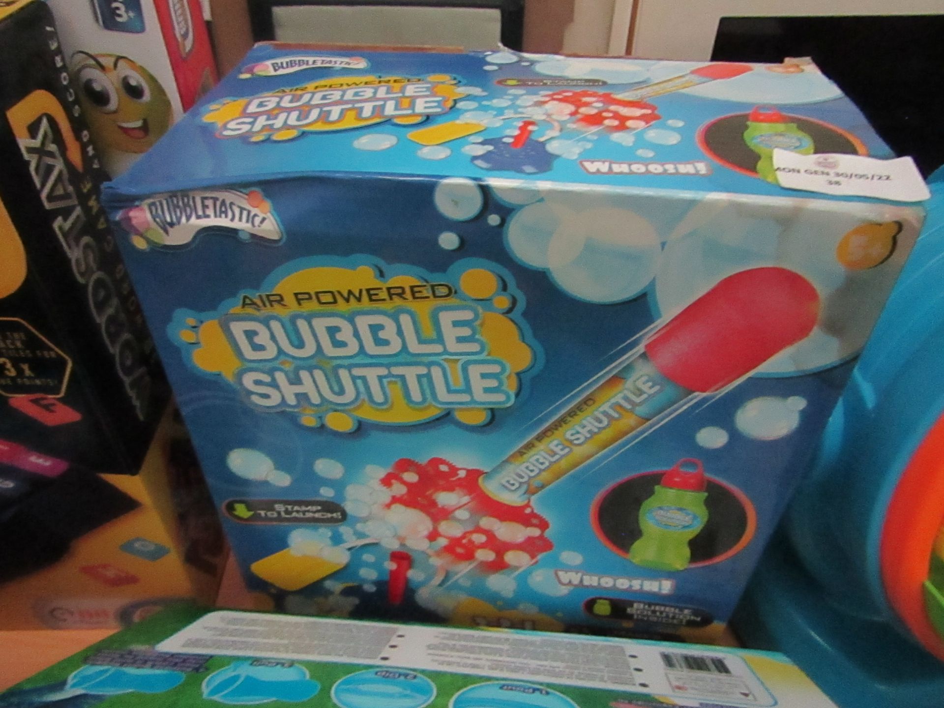 Bubbletastic - Air Powered Bubble Shuttle - Unchecked & Boxed.
