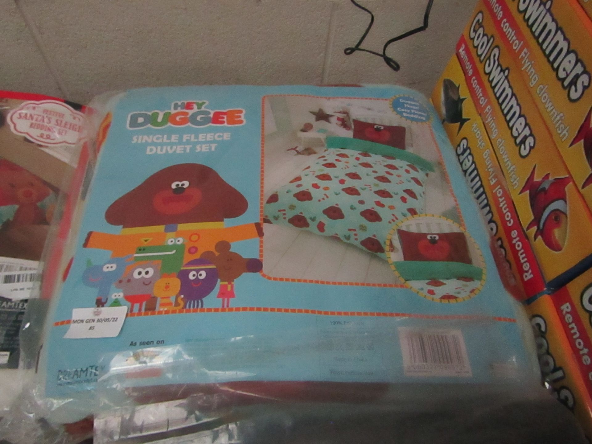 Hey Duggee - Single Fleece Duvet Set - Unused & Packaged.