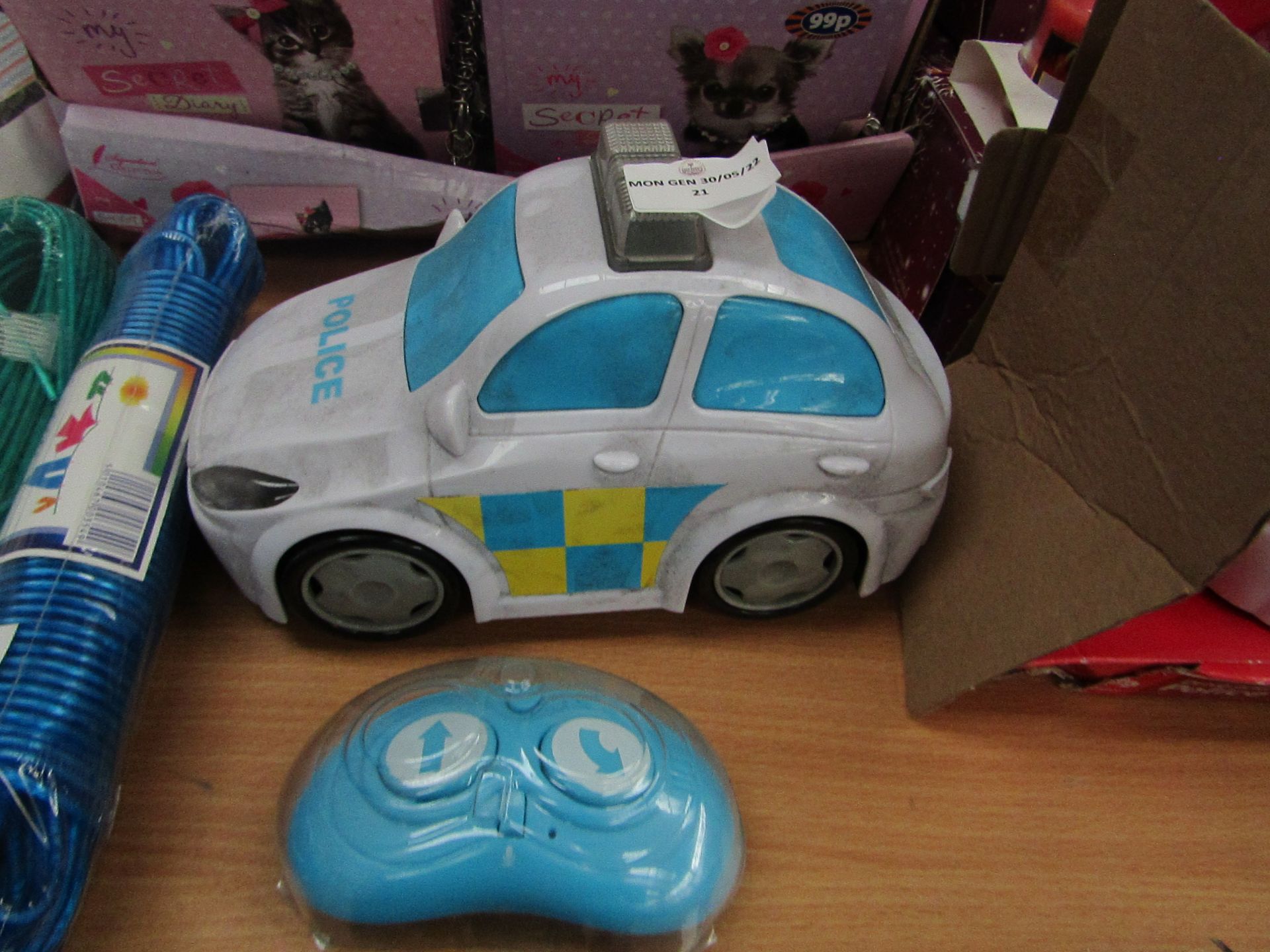 Carousel - Drive & Talk RC Police Car - Unused, No Packaging.