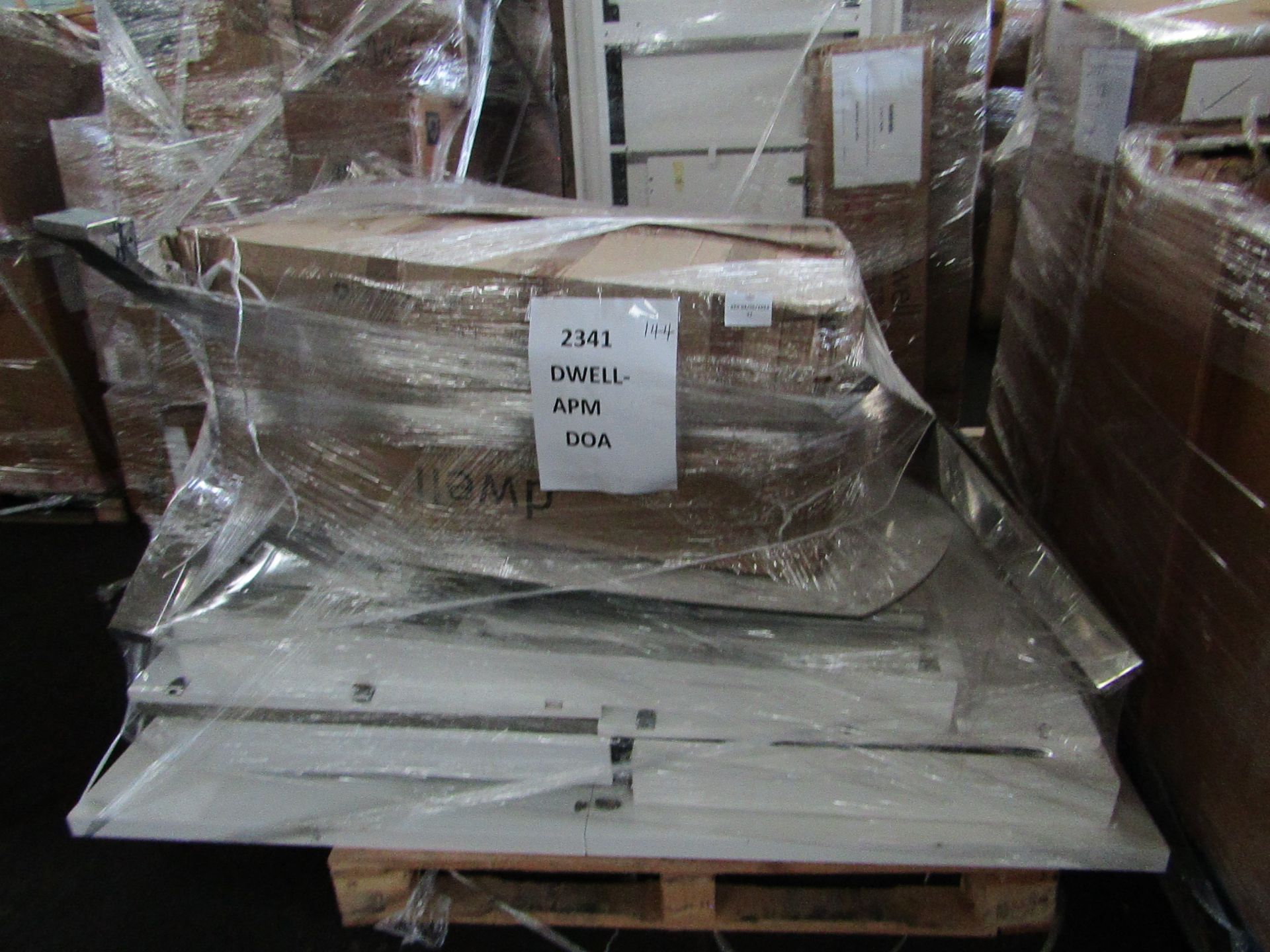 This pallet of branded customer returns is most suited for spares and repair projects - expect