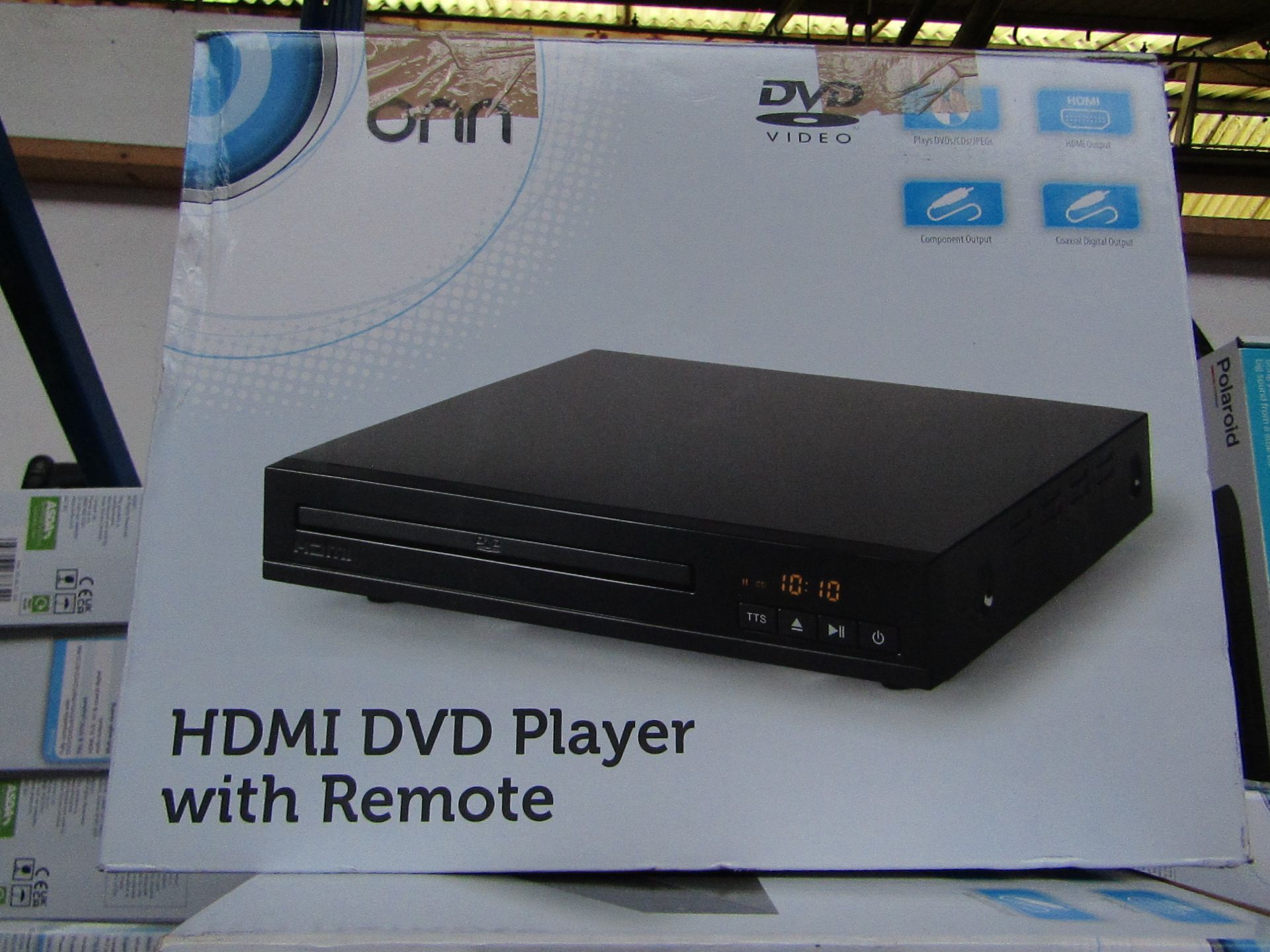 | 5X | ONN DVD PLAYERS BOXED AND UNCHECKED RETURN | LOAD REF ASF-DIR-029 | RRP ?- |please note