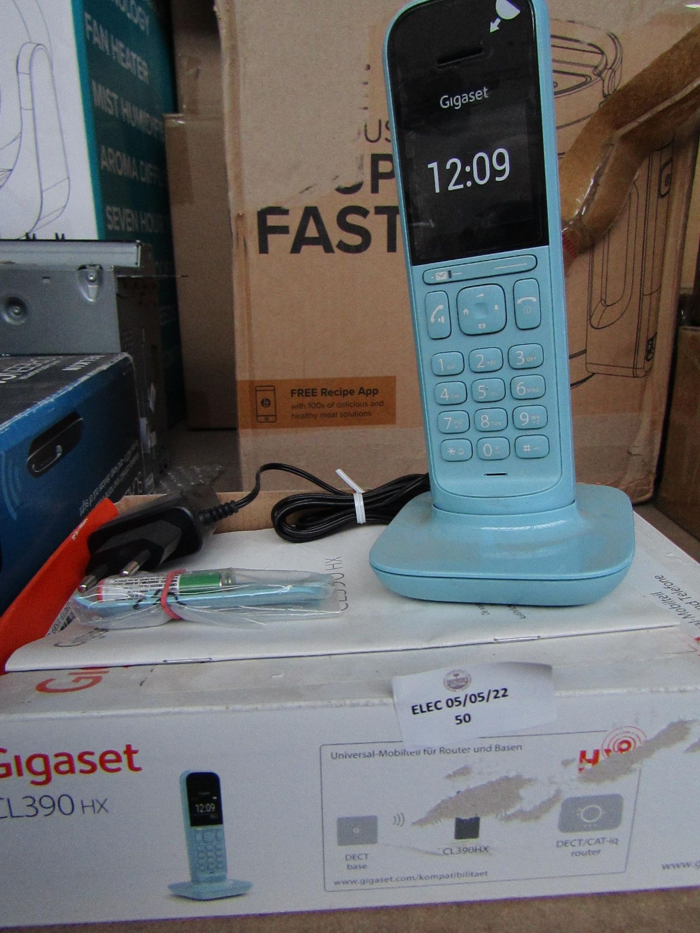 Gigaset - House-Phone - CL390HX - Purist Blue Universal-HX-Mobilteil - Untested but comes with