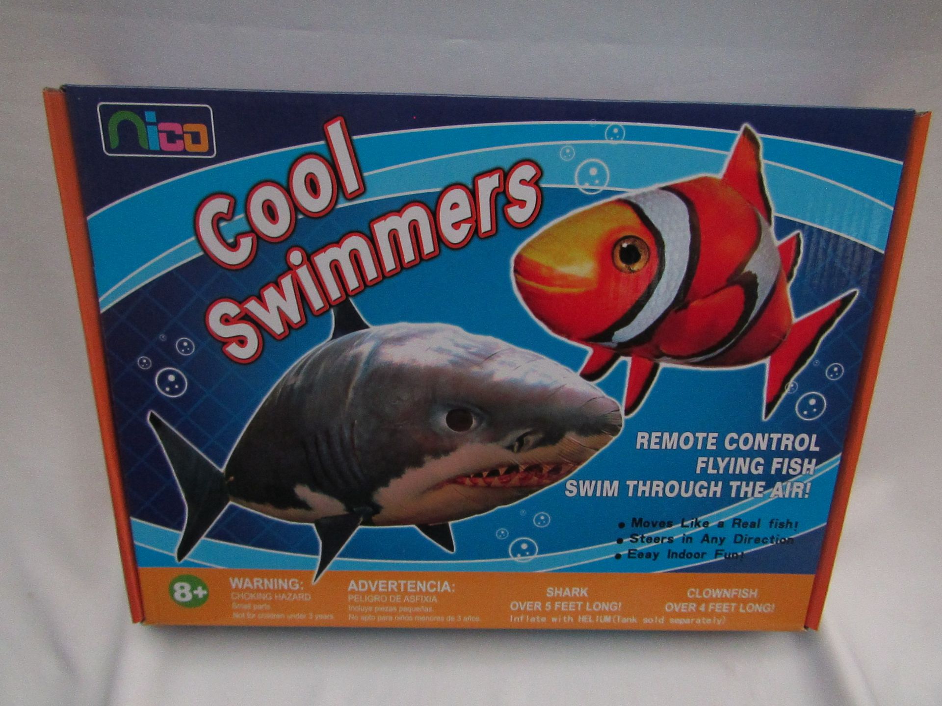 1x Cool Swimmers Remote Control Flying Fish - Unchecked & Boxed