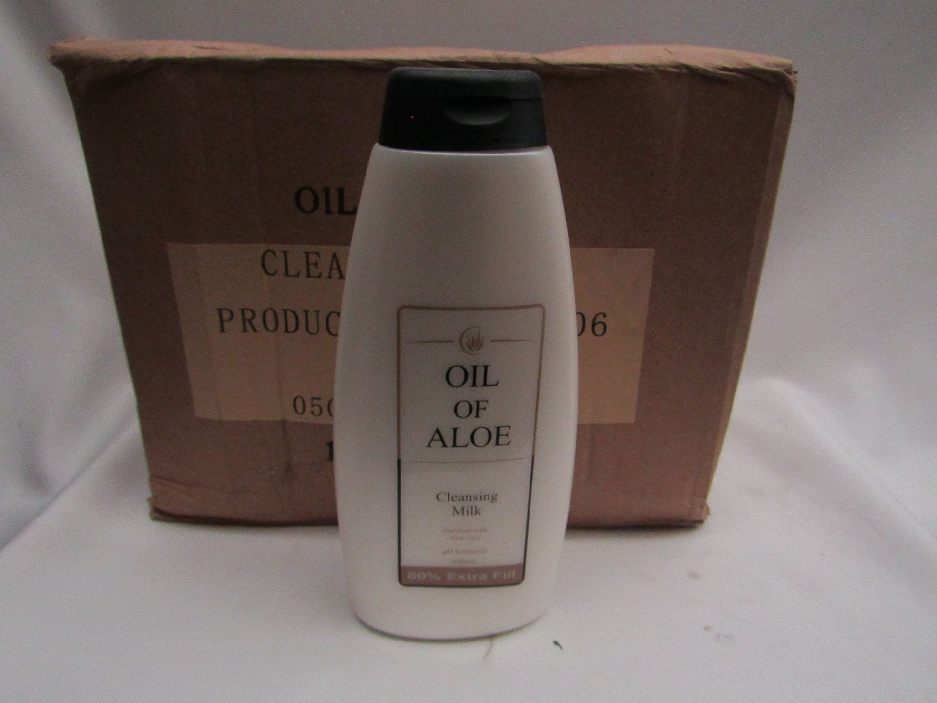 1 X Box 0f 12 Oil of Aloe Cleansing Milk 400MLS new & Boxed