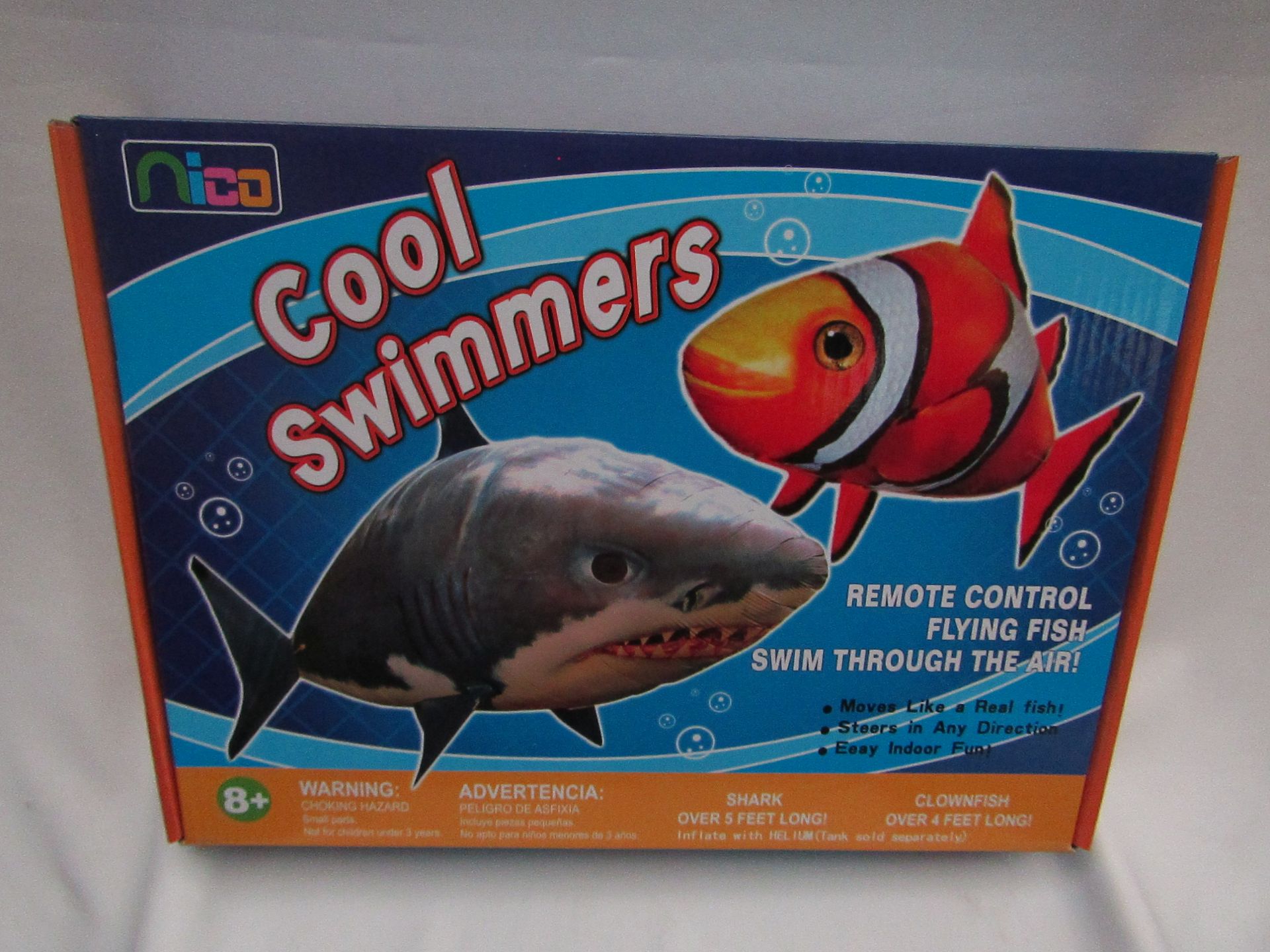 1x Cool Swimmers Remote Control Flying Fish - Unchecked & Boxed