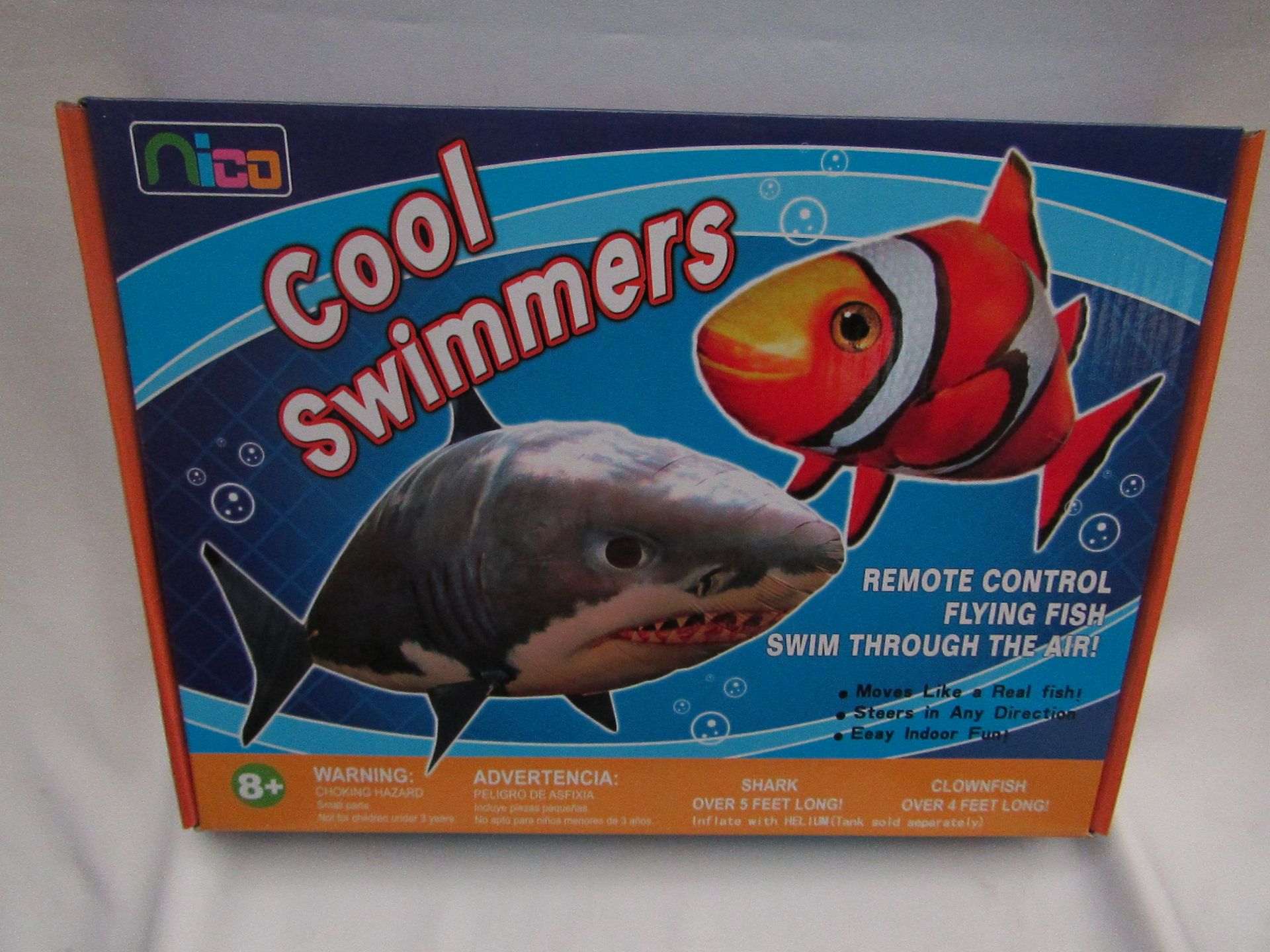 1x Cool Swimmers Remote Control Flying Fish - Unchecked & Boxed