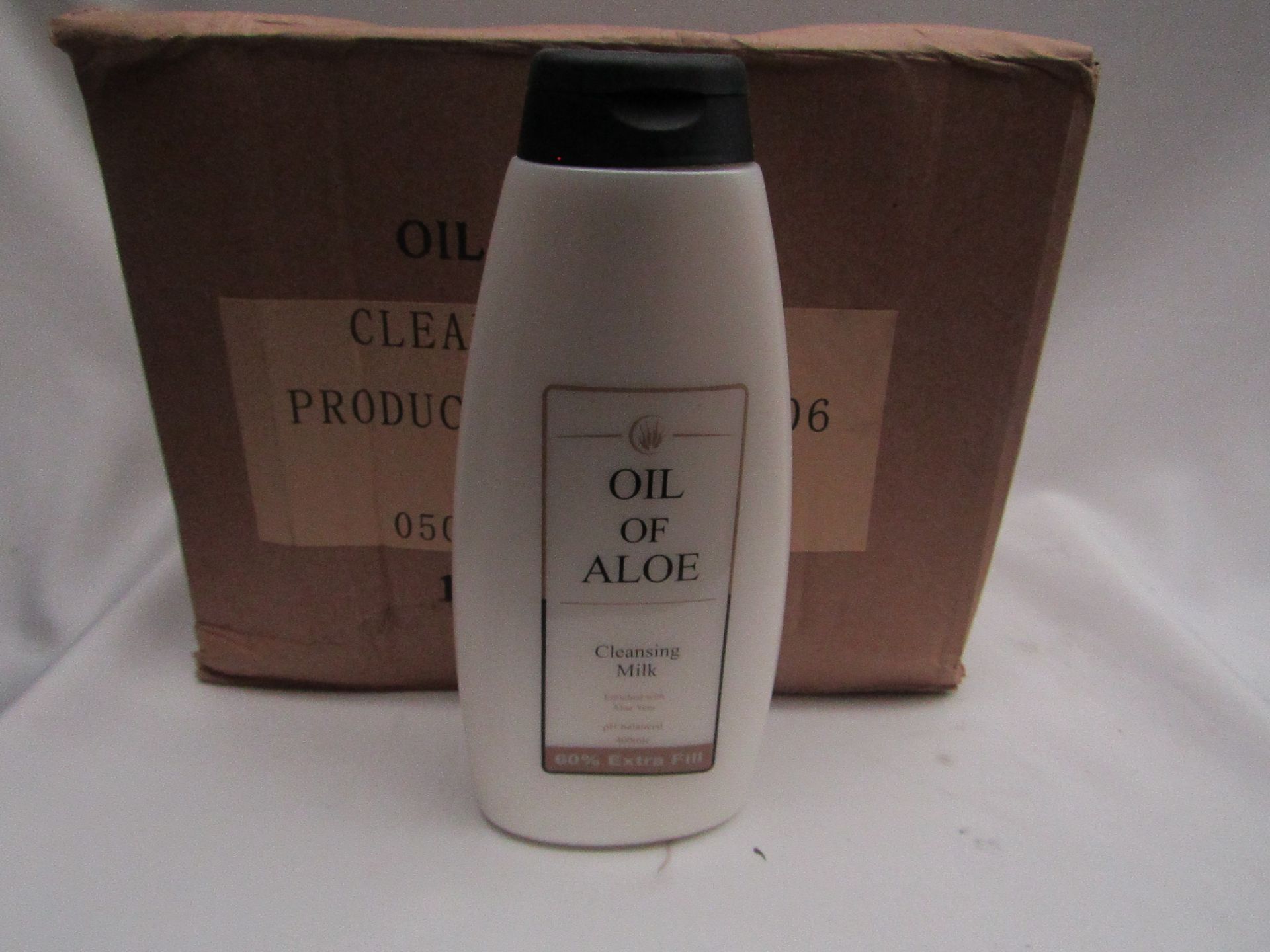 1 X Box 0f 12 Oil of Aloe Cleansing Milk 400MLS new & Boxed