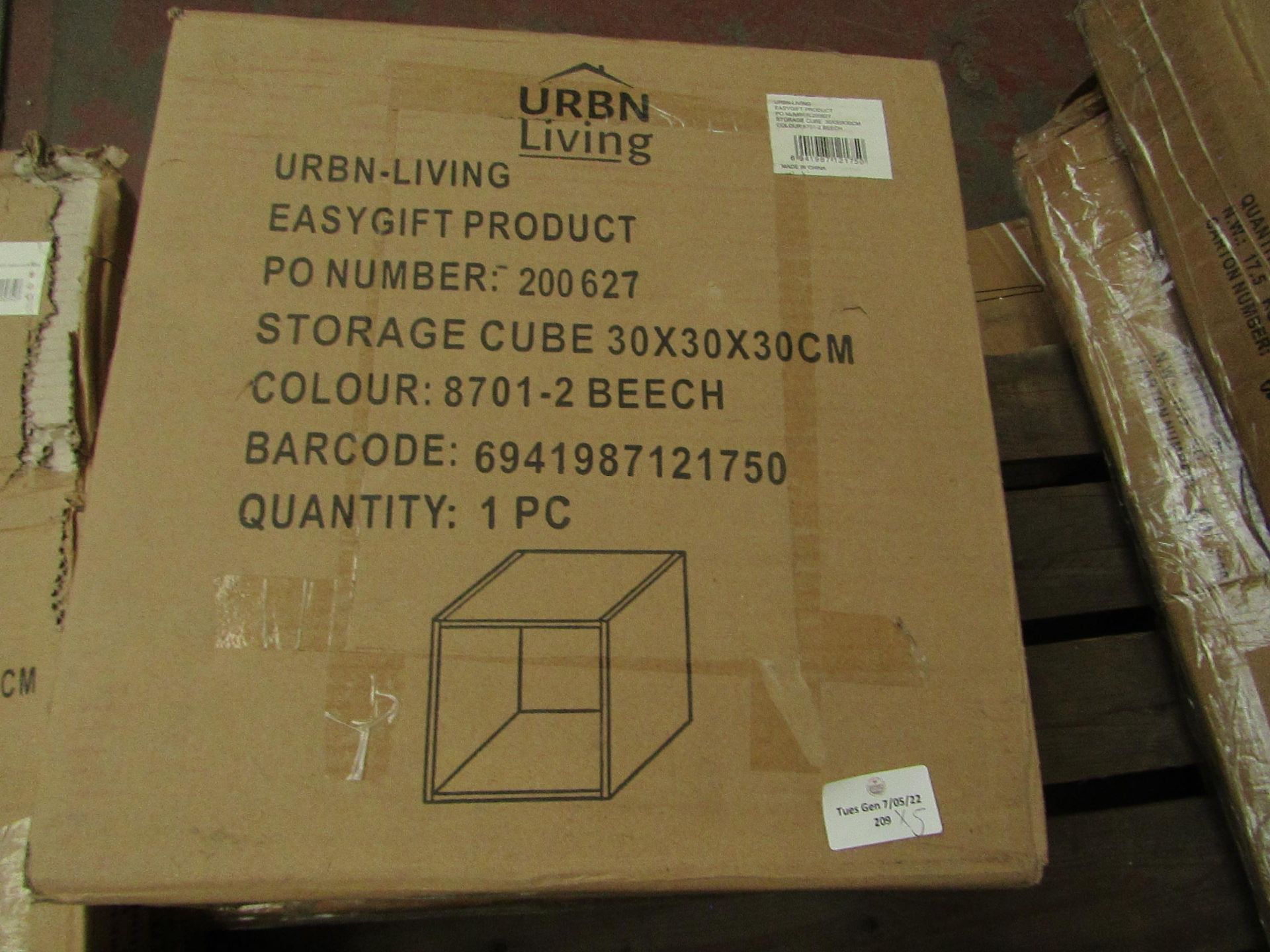 5x items being storage cube units unchecked but the vendor has informed us that the parts should