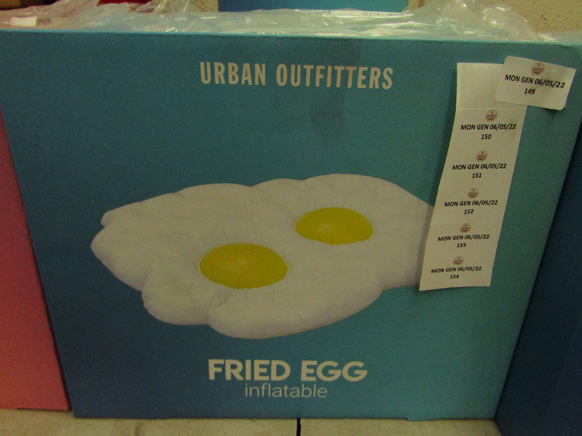 Urban Outfitters - Inflatable Fried Egg - New & Boxed. RRP £40.