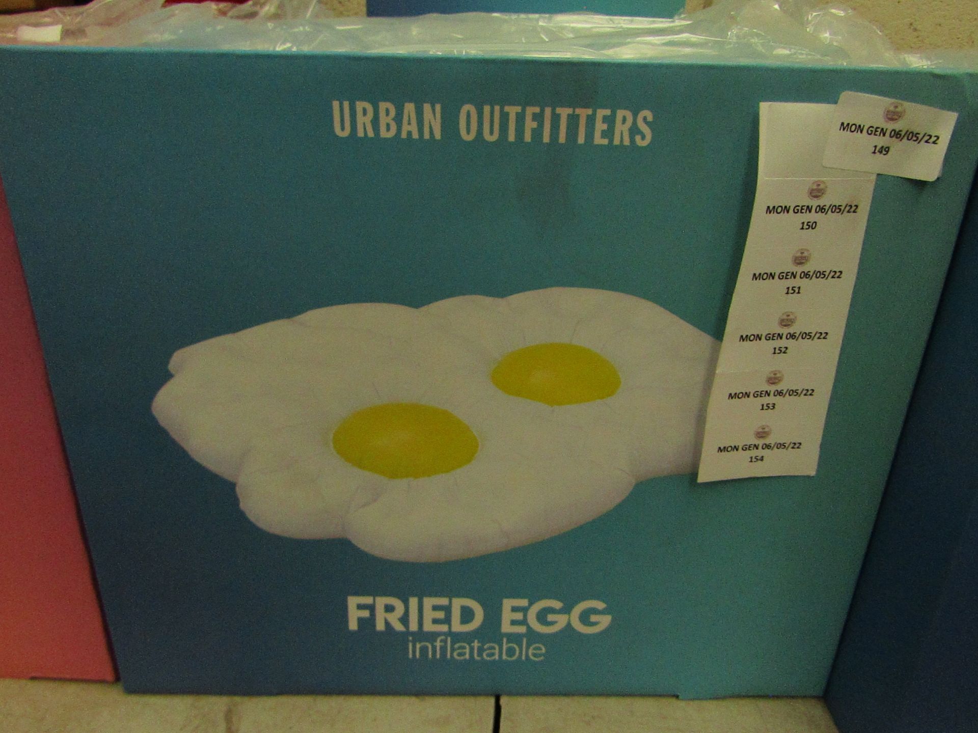 Urban Outfitters - Inflatable Fried Egg - New & Boxed. RRP £40.