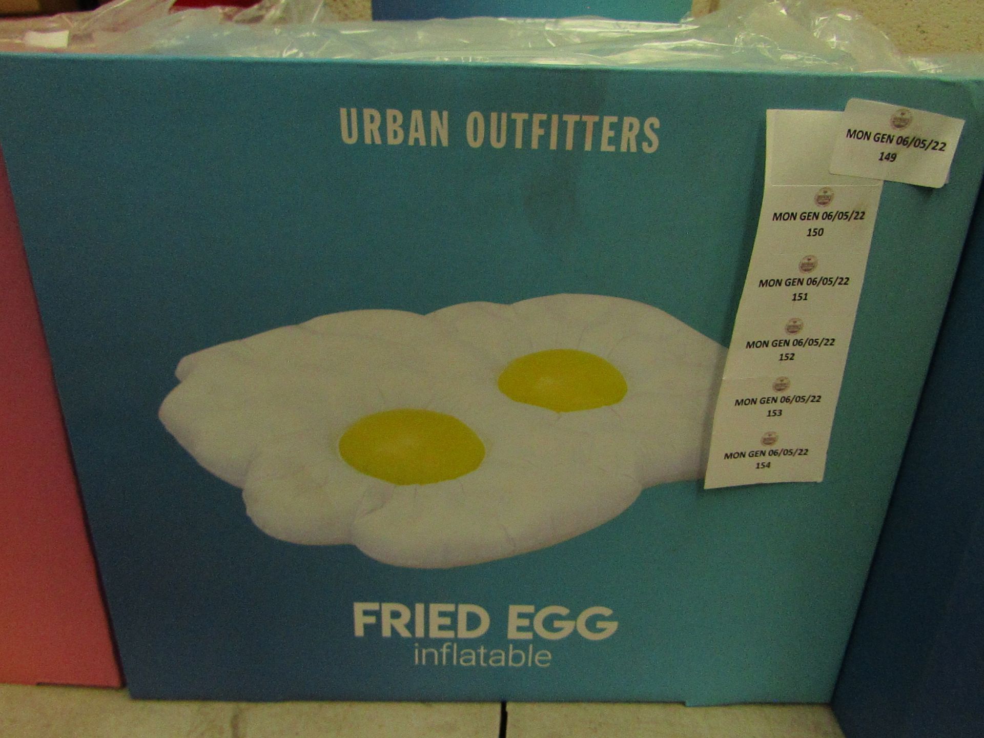 Urban Outfitters - Inflatable Fried Egg - New & Boxed. RRP £40.