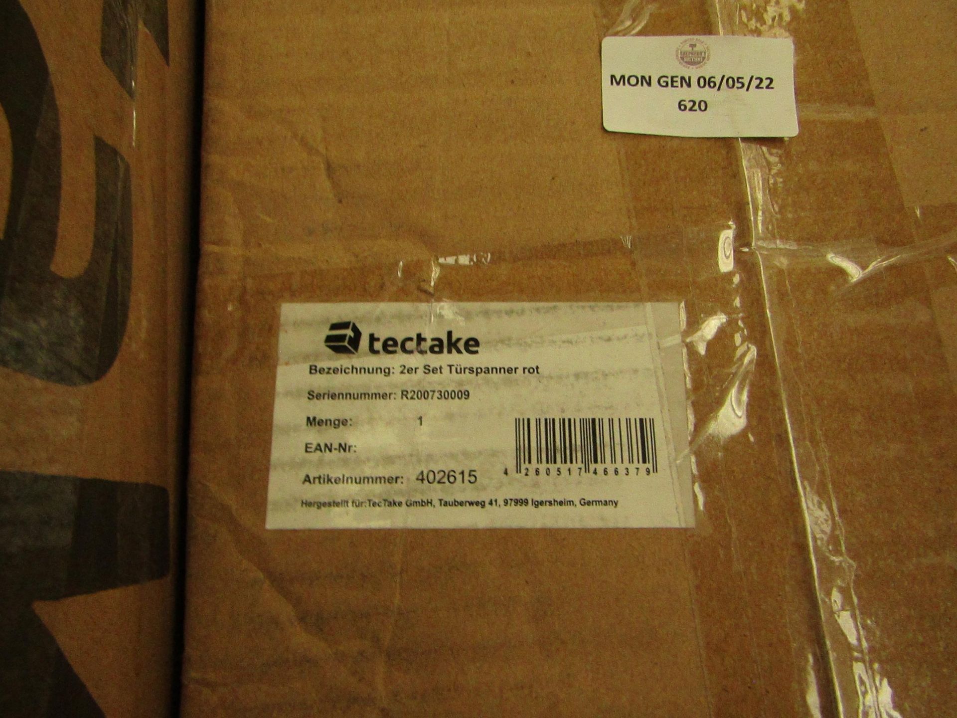 Tectake - 2 Door Frame Struts Red - Boxed. RRP £37.99