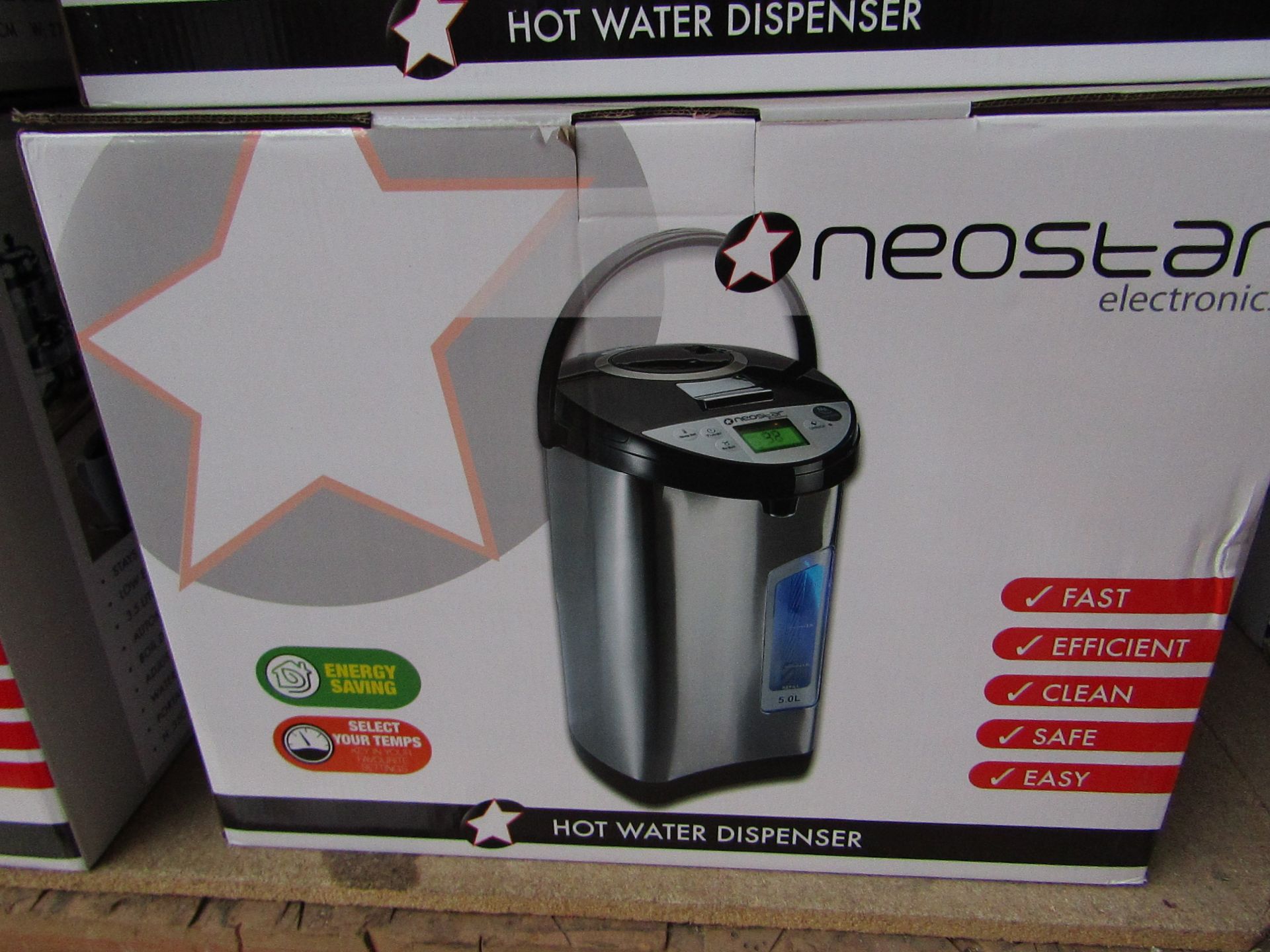 Neostar - Fast & Efficient Hot Water Dispenser - 5.0 Litre Capacity - Good Condition & Boxed. RRP £