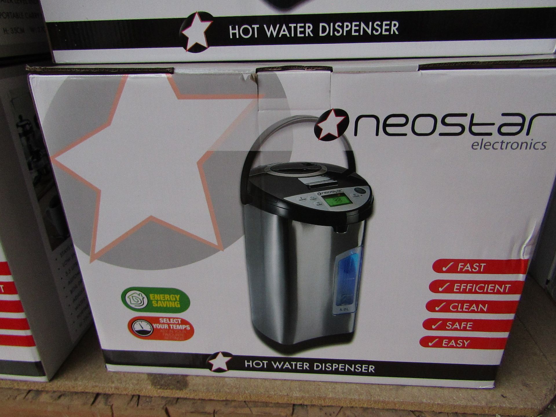 Neostar - Fast & Efficient Hot Water Dispenser - 5.0 Litre Capacity - Good Condition & Boxed. RRP £