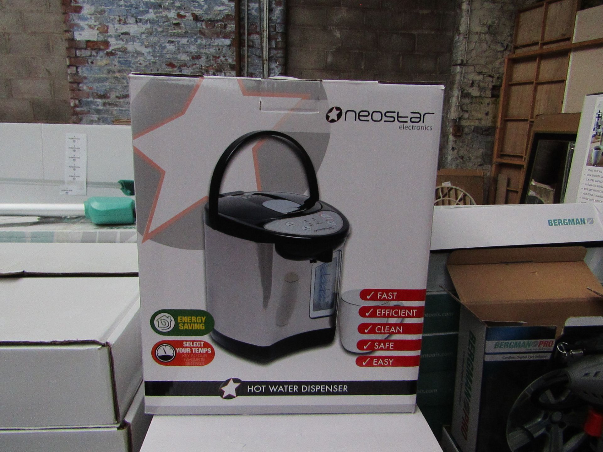 Neostar - Fast & Efficient Hot Water Dispenser - 2.2 Litre Capacity - Good Condition & Boxed. RRP £