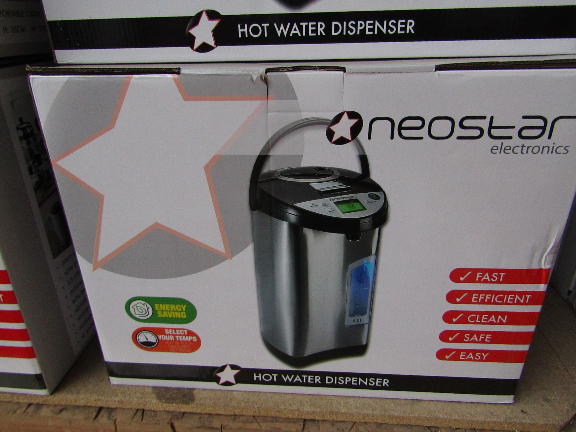 Neostar - Fast & Efficient Hot Water Dispenser - 5.0 Litre Capacity - Good Condition & Boxed. RRP £