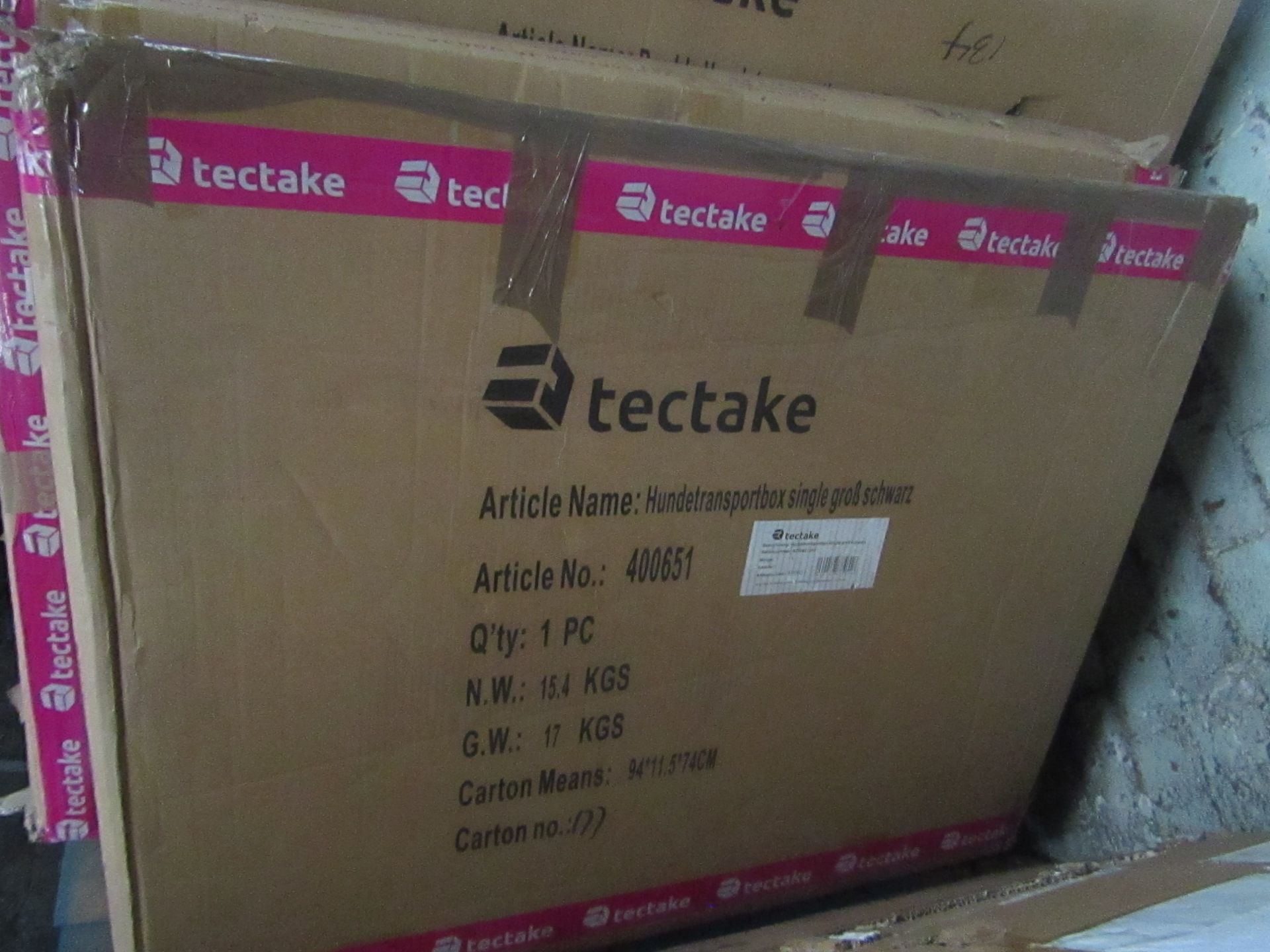 Tectake Dog Crate Single RRP ?124.00