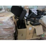 1 X PALLET OF 5 X HOFY DESK CHAIRS. LOOK UNUSED BUT UNCHECKED
