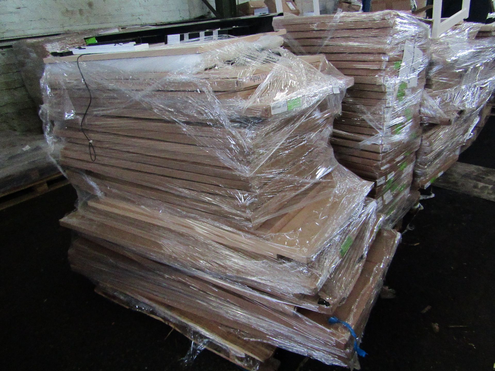 1 X PALLET OF VARIOUS HOFY B8 DESK TOPS. ALL LOOK UNUSED BUT UNCHECKED