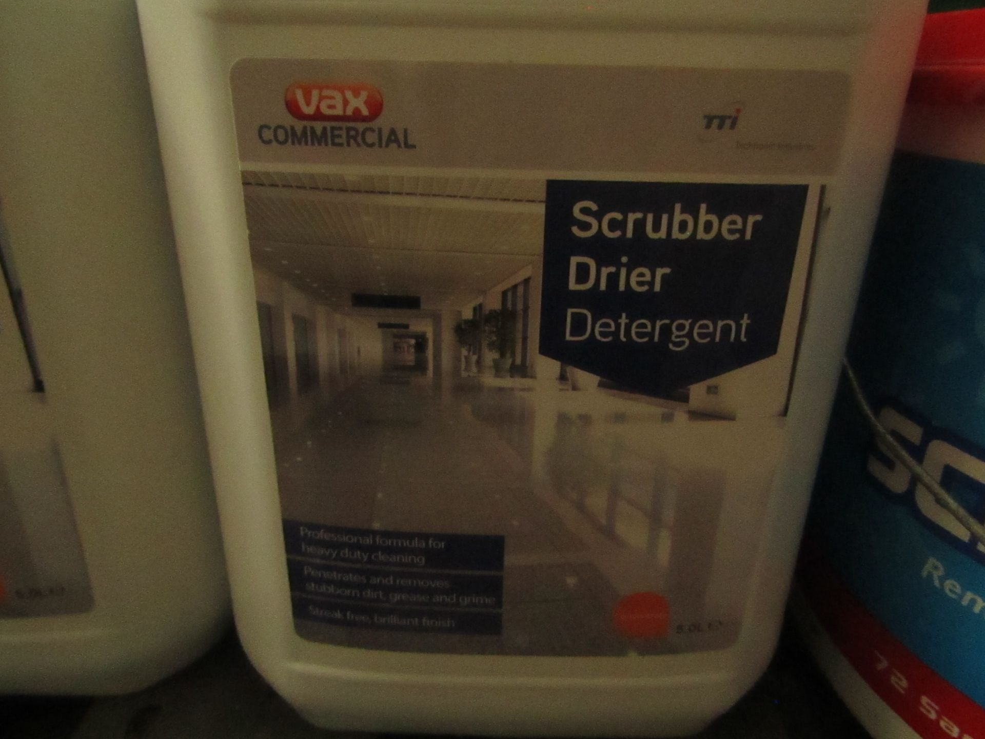 2x Vax Commercial - Scrubber Drier Detergent - 5 Litres - Unused.