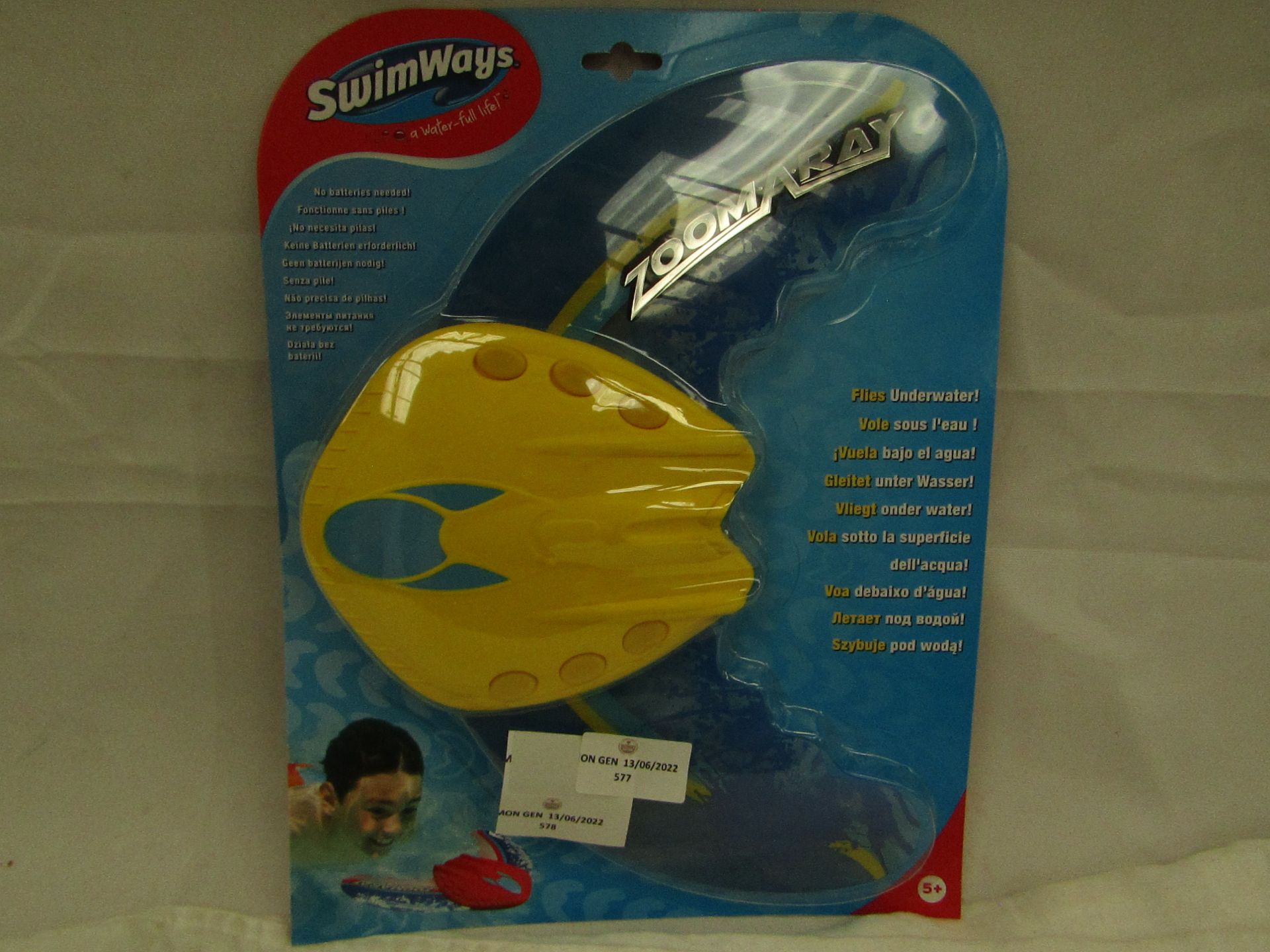 3x Swimways - Yellow Zoomaray Pool Toy - New & Packaged.