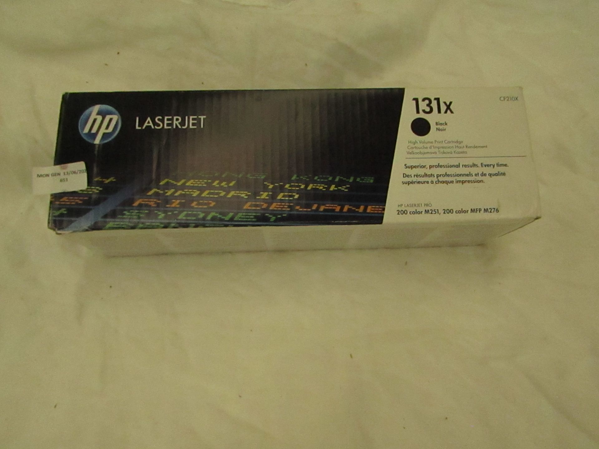 HP - LaserJet High Volume Print Cartridge ( CF210X ) - Black - Unused & Boxed.