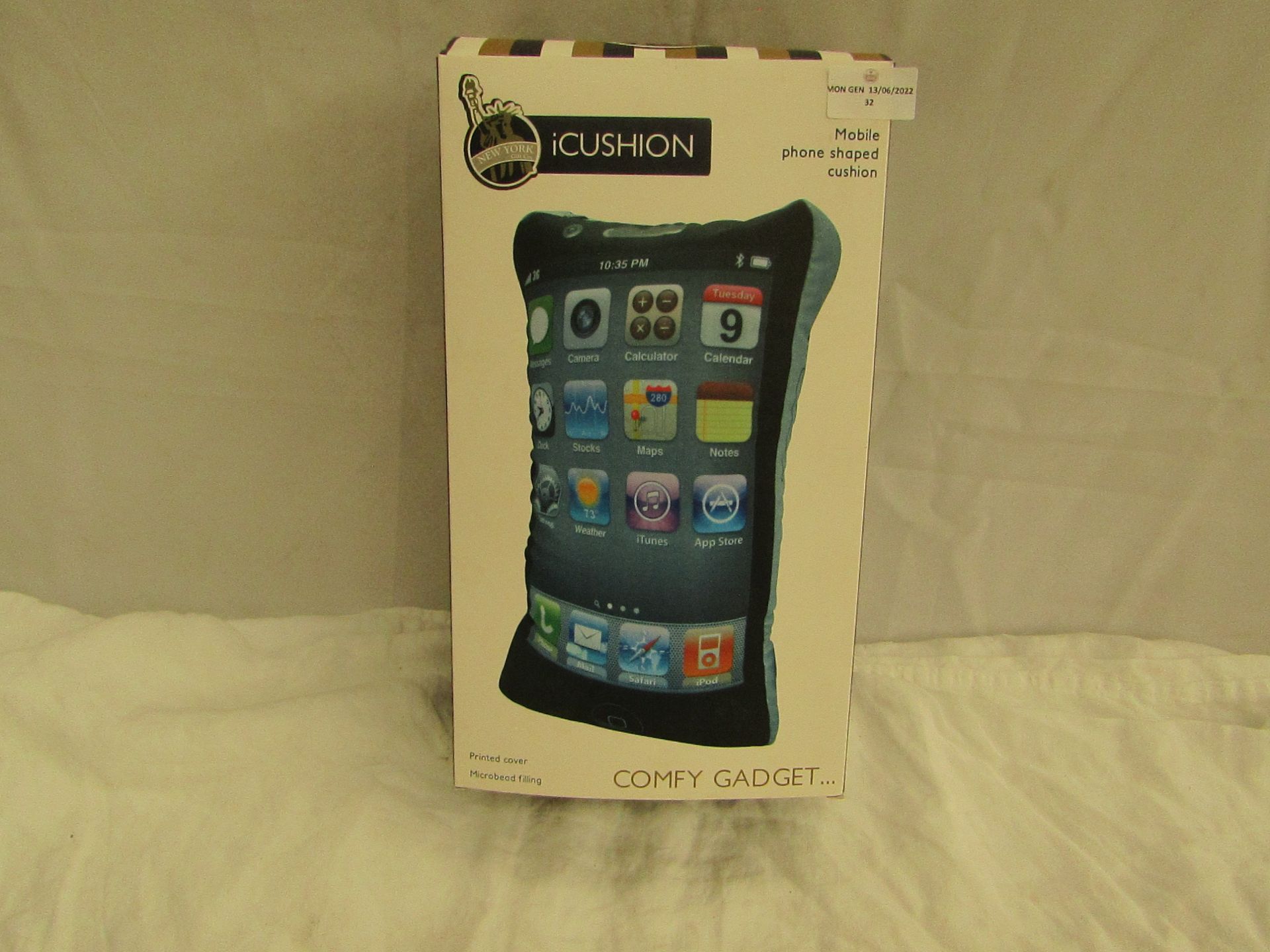 NewYork Gifts - iCushion Mobile Phone Shaped Cushion - Unused & Boxed.