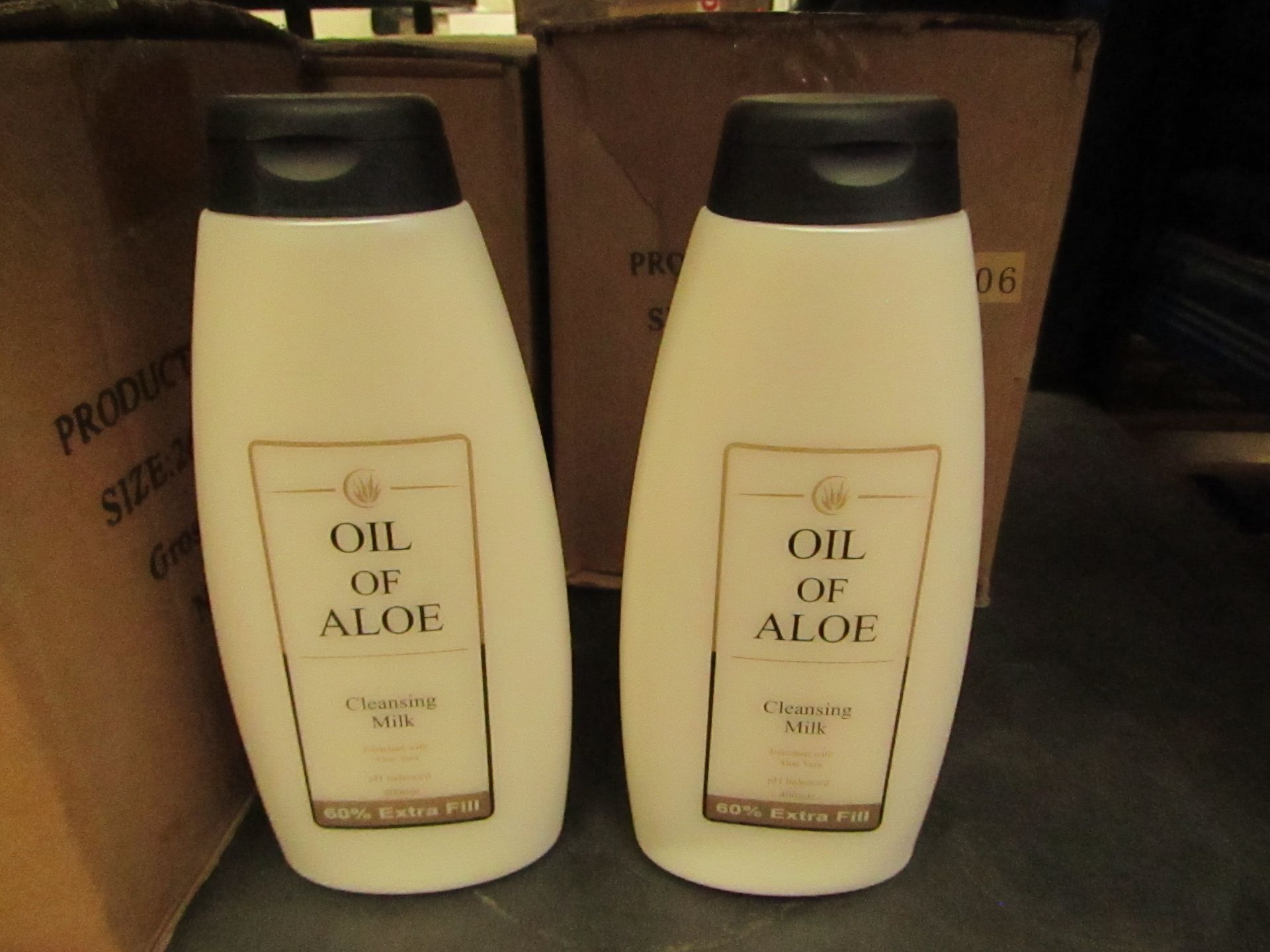 1 X Box 0f 12 Oil of Aloe Cleansing Milk 400MLS new & Boxed