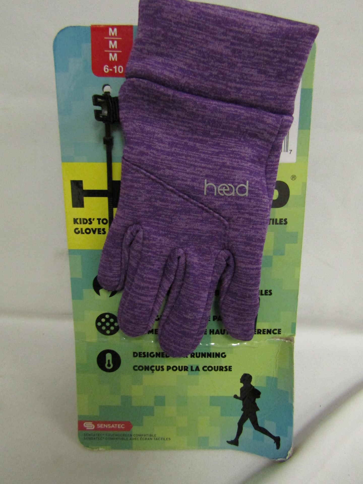 Head Childs Glove Purple Approx Age 4-6 yrs New & Packaged