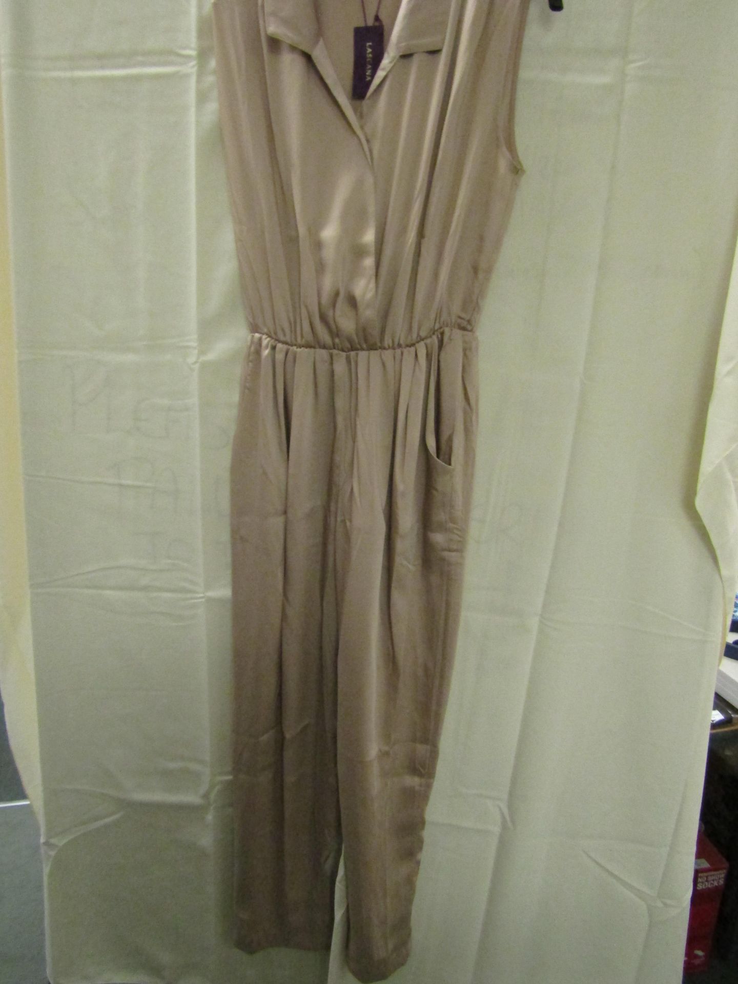 Lascana Jumpsuit Beige Size 14 New With Tags