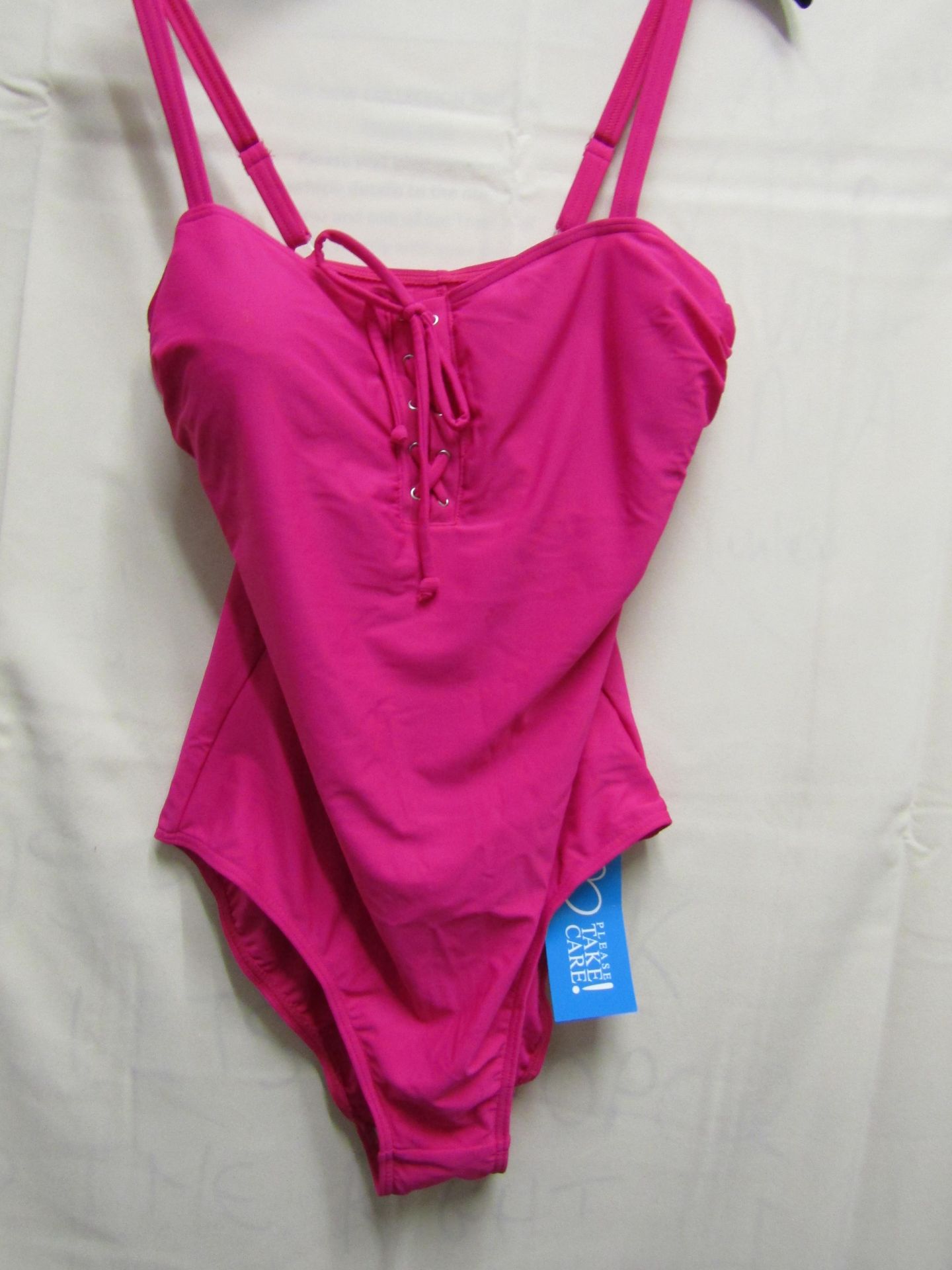 Kaleidoscope Swimming Costume Pink Size 14 New With Tags